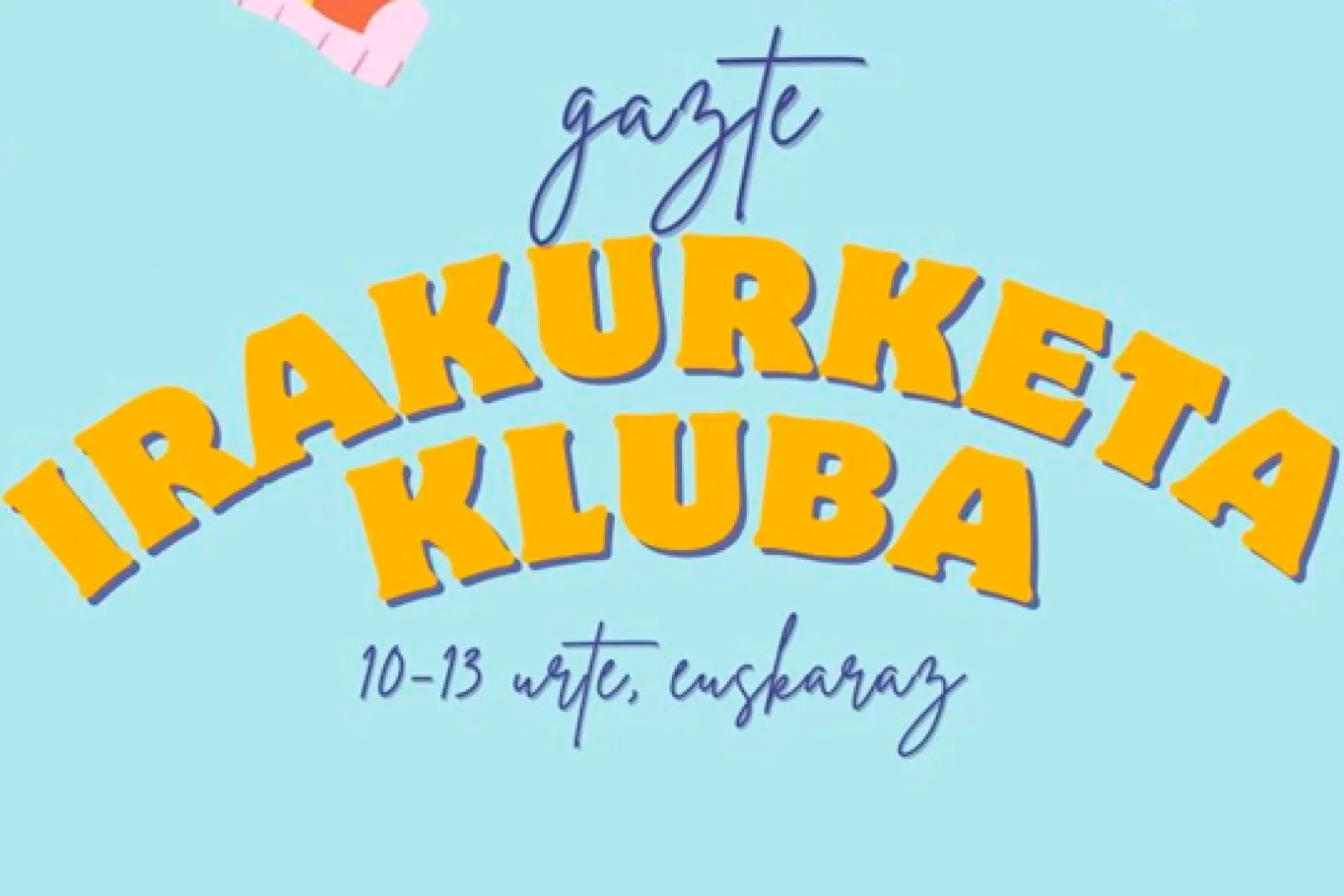 Club de lectura para jóvenes (10-13 años): "Errota zaharreko kluba" (Paddy Rekalde)