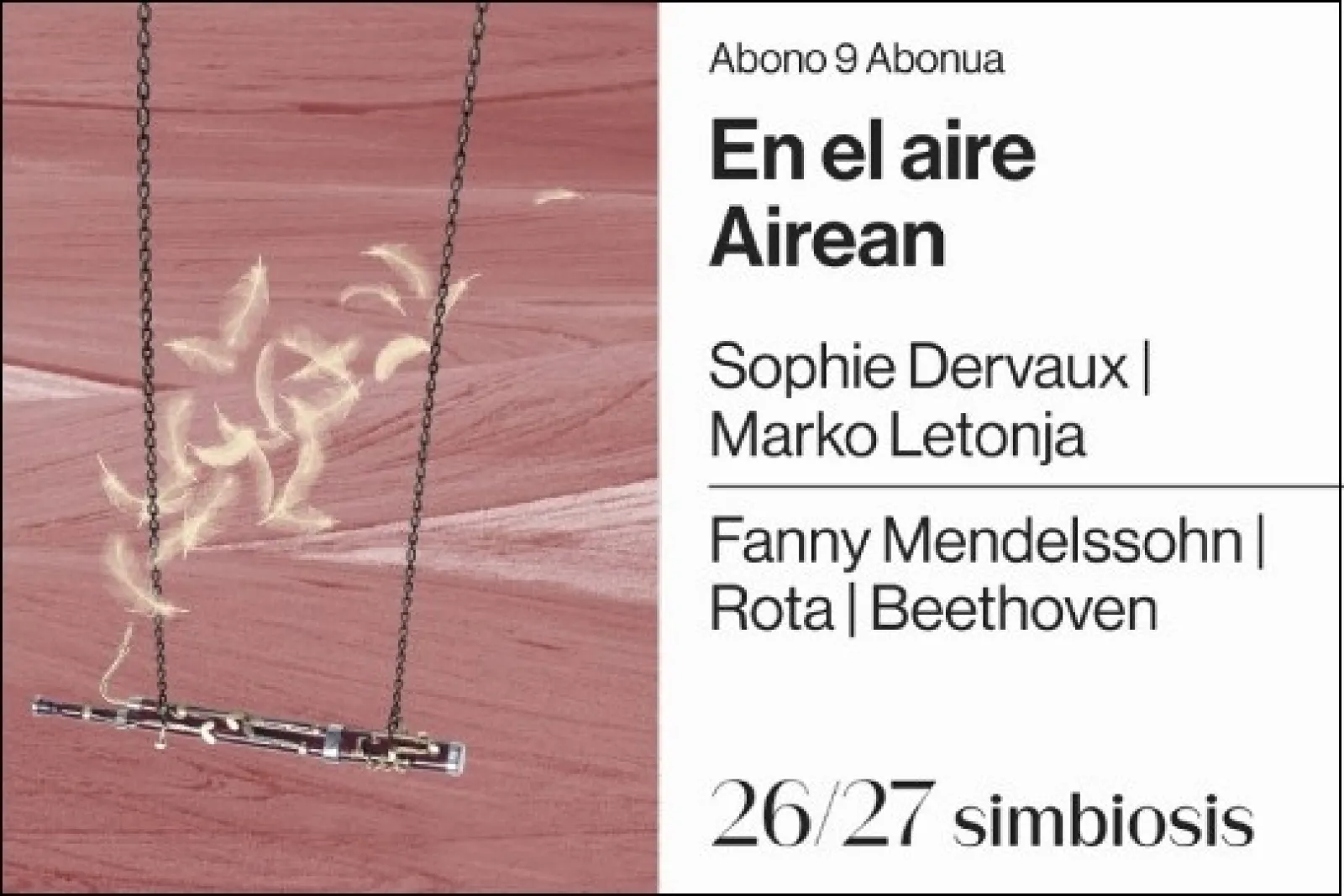 Orquesta Sinfónica de Navarra 2026/27: "En el aire"