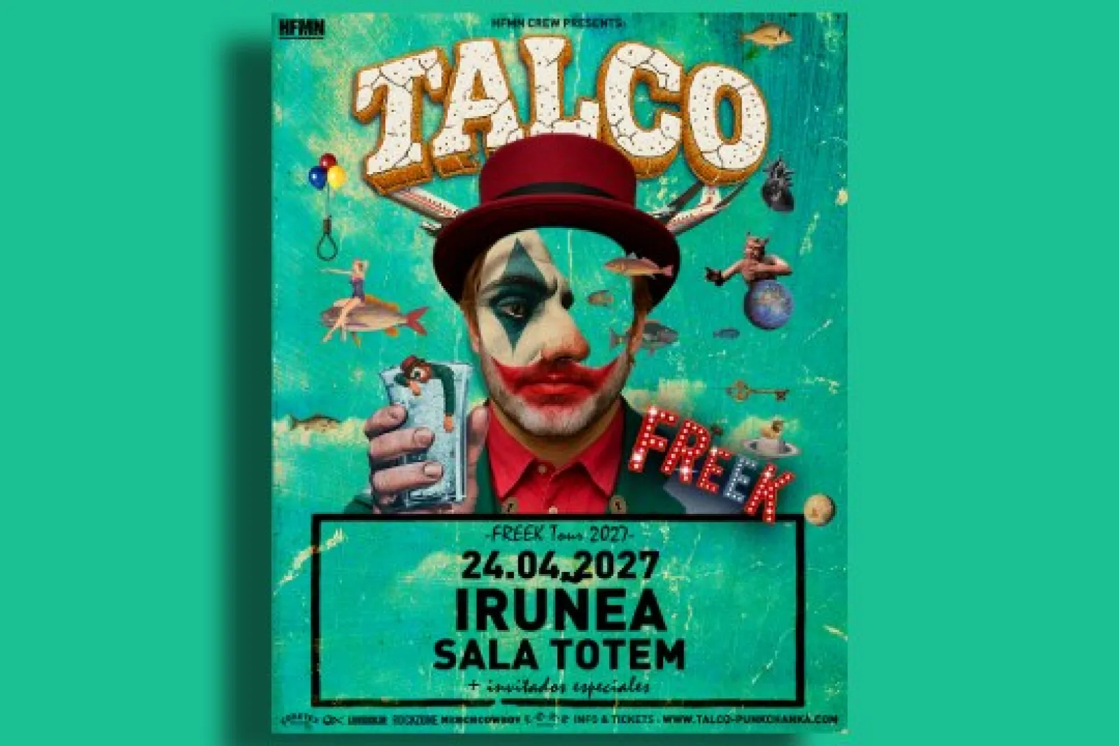 Entradas concierto TALCO + FITO SKINS + SKAREGEKASKO (24 de abril - Pamplona)