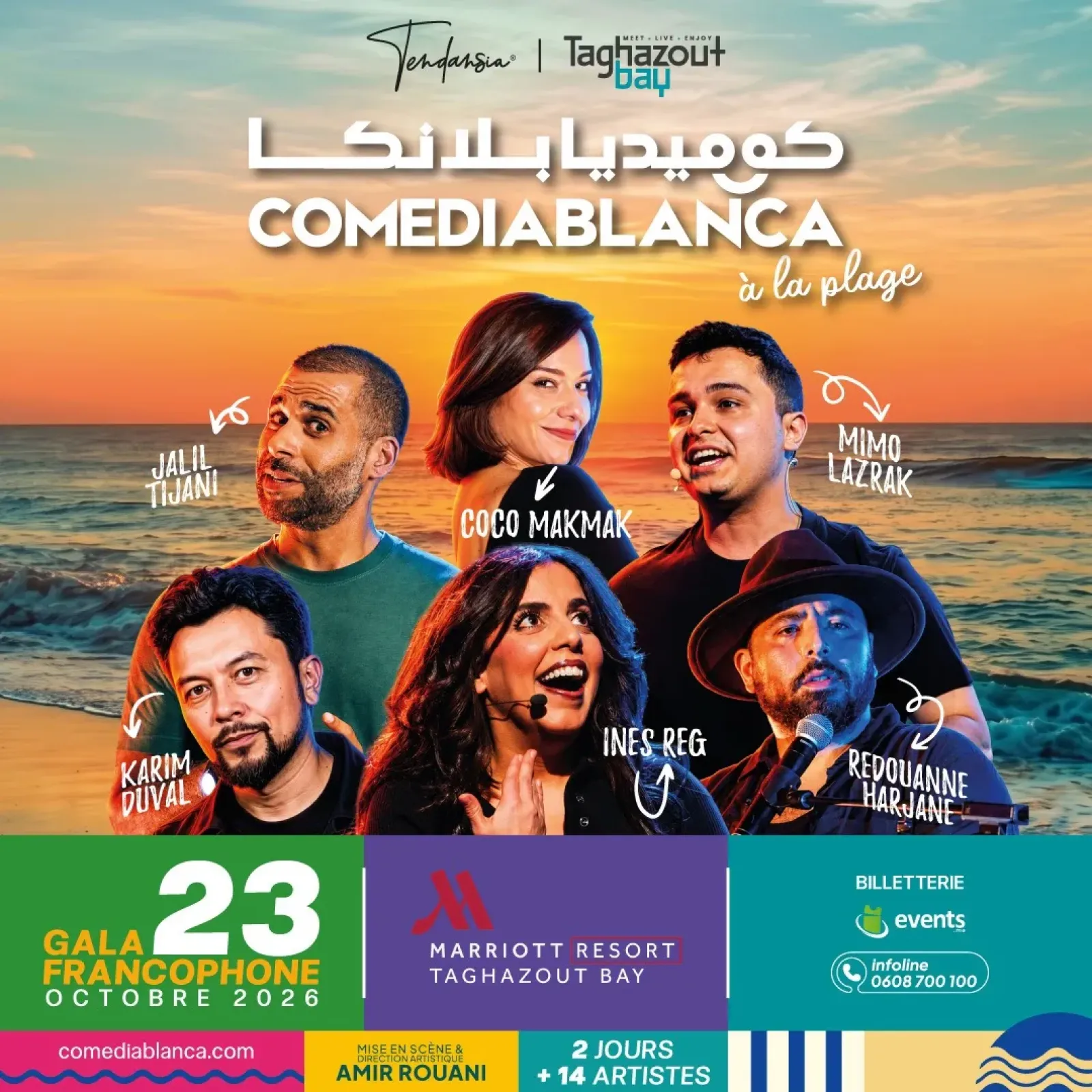 COMEDIABLANCA — Gala francophone