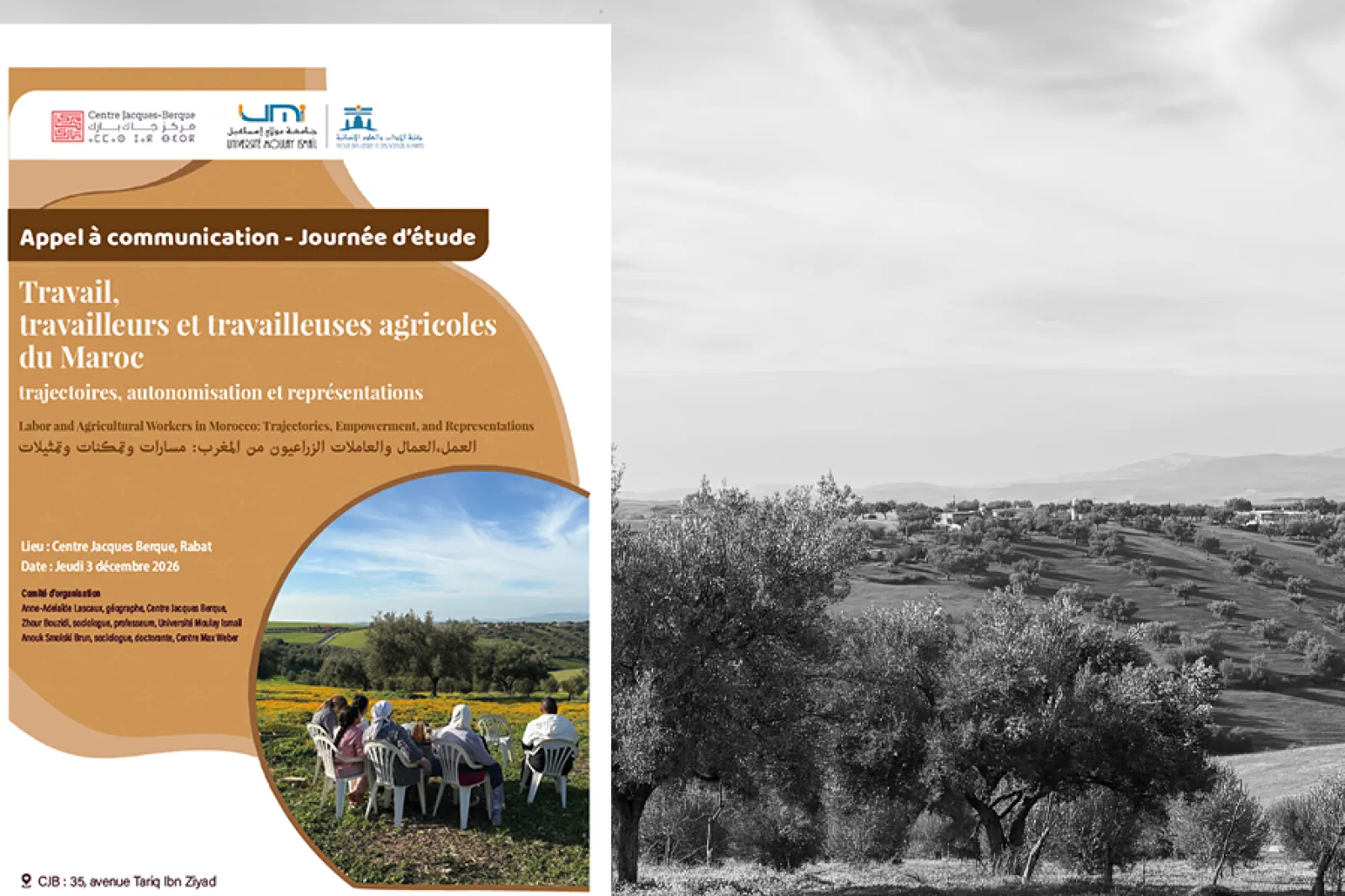 Journée d'étude « Travail, travailleuses et travailleurs agricoles du Maroc : trajectoires, autonomisation et représentations »