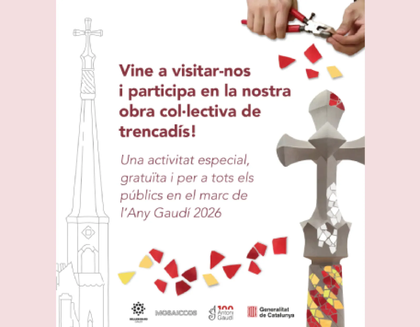 Œuvre collective de trencadís — Visite + activité