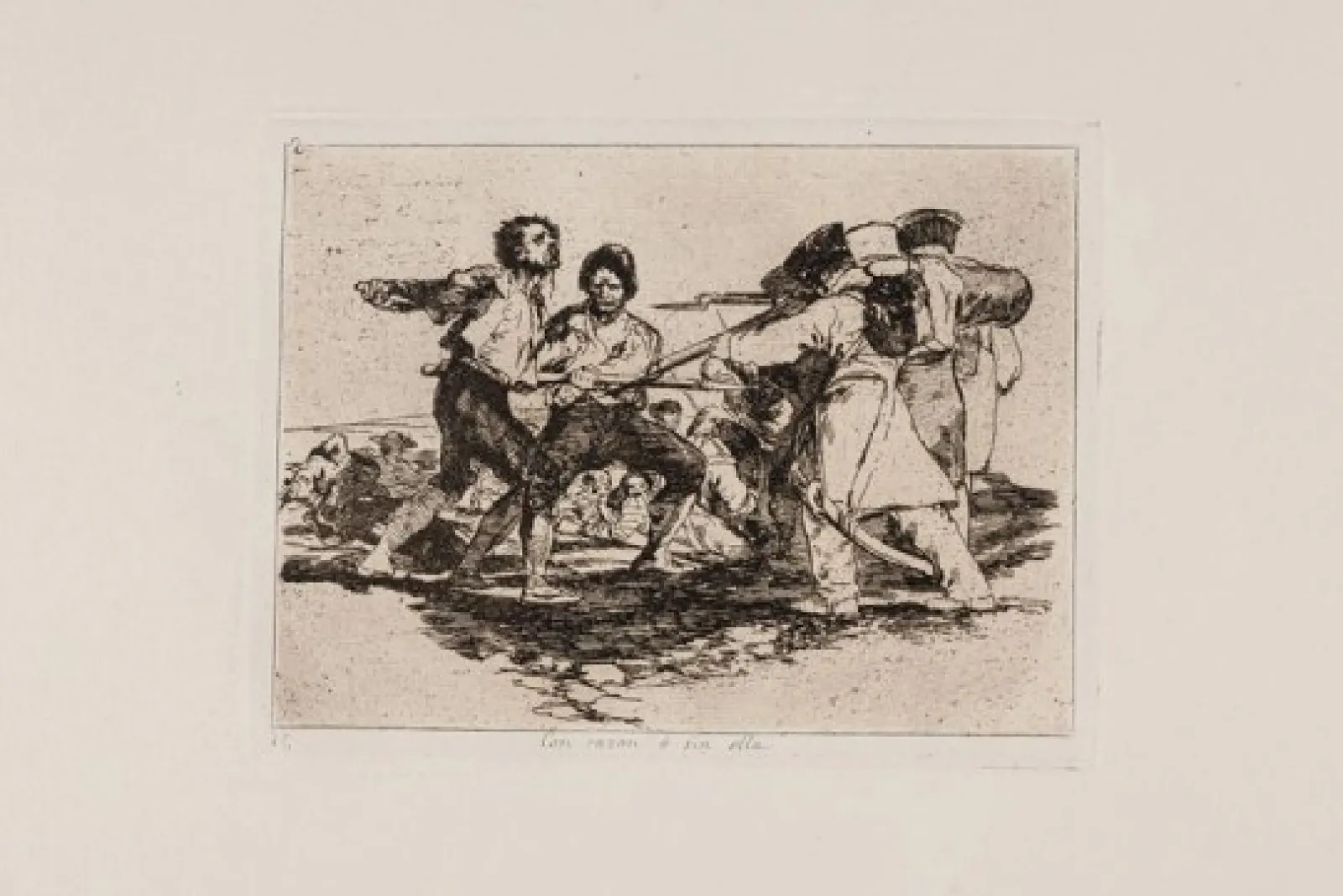 "Negro Goya, negro Motherwell"