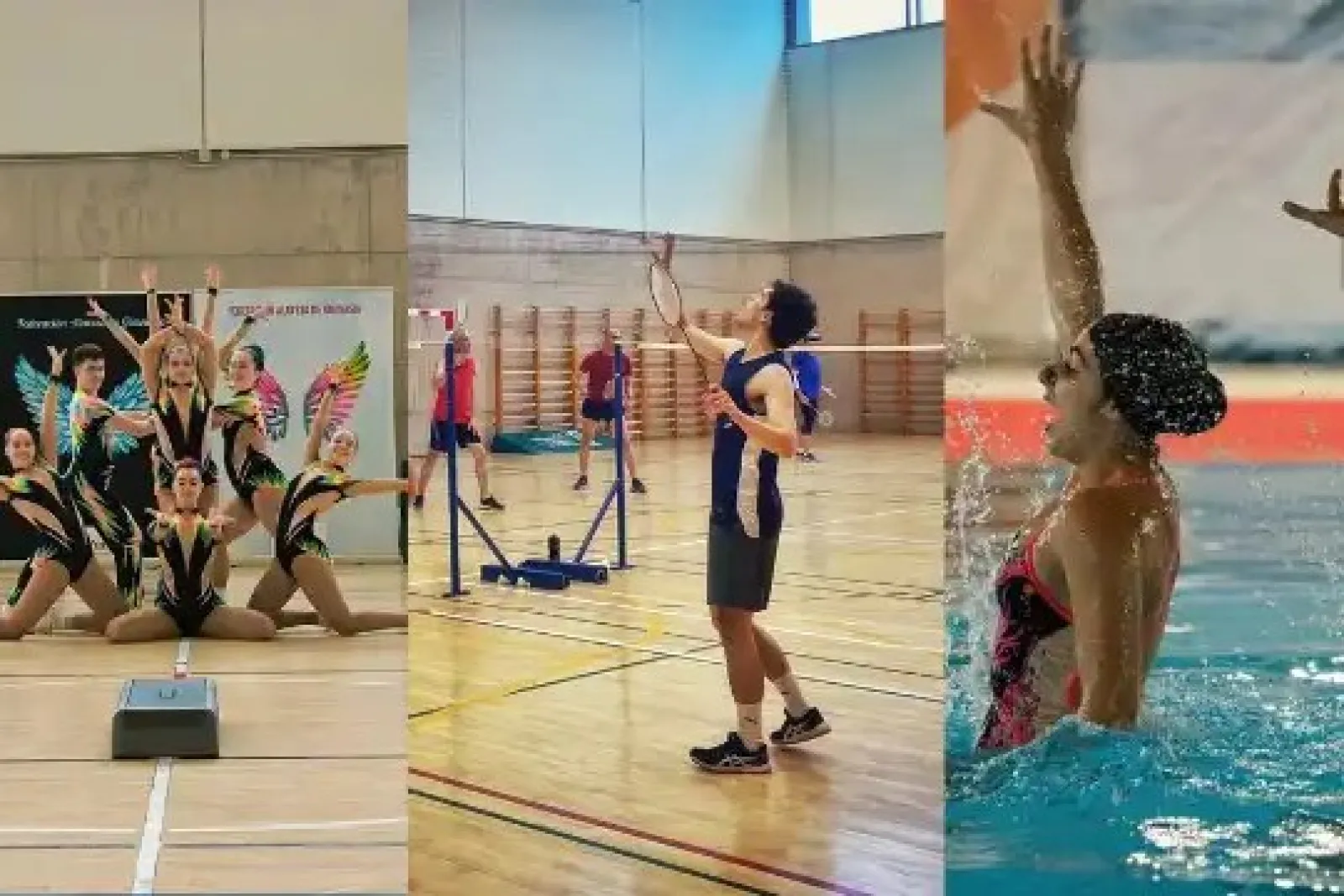 "Photography exhibition of the clubs that train at the San Andrés sports centre"