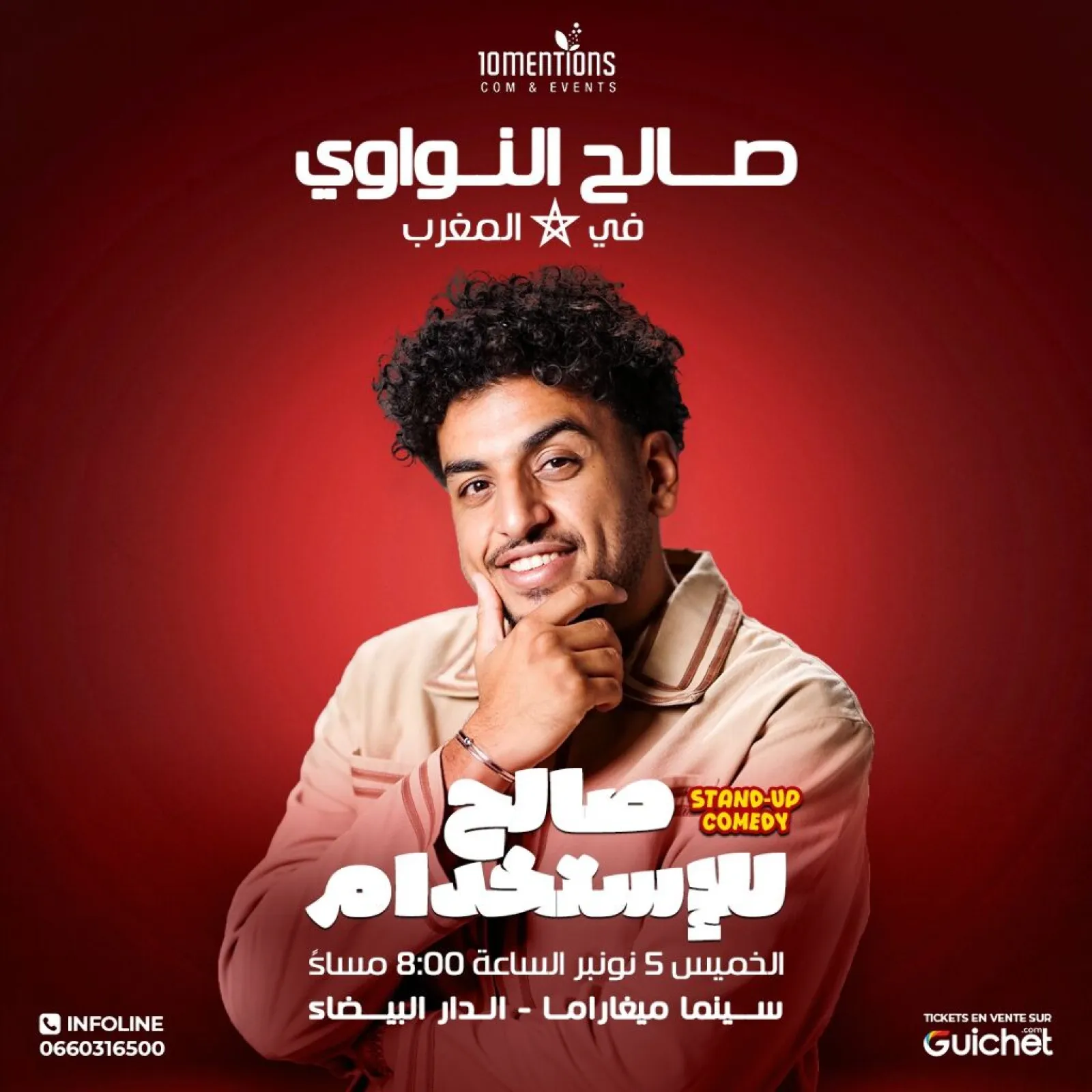 Saleh Annouawi – Stand-up Comedy à Casablanca