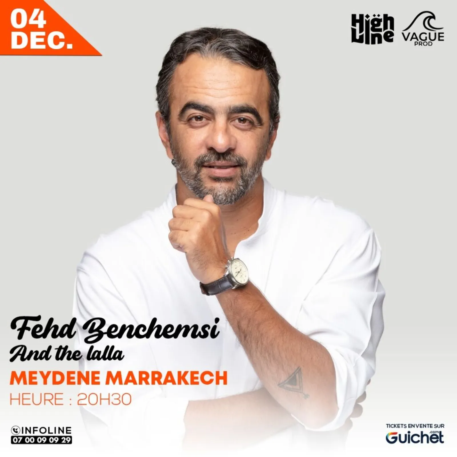 Fehd Benchemsi & The Lalla en concert à Marrakech