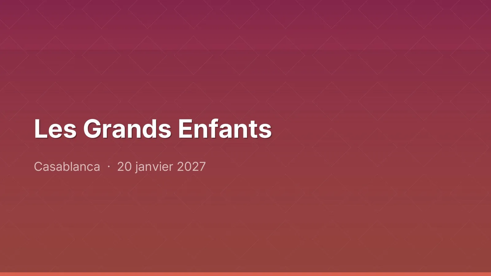 Les Grands Enfants