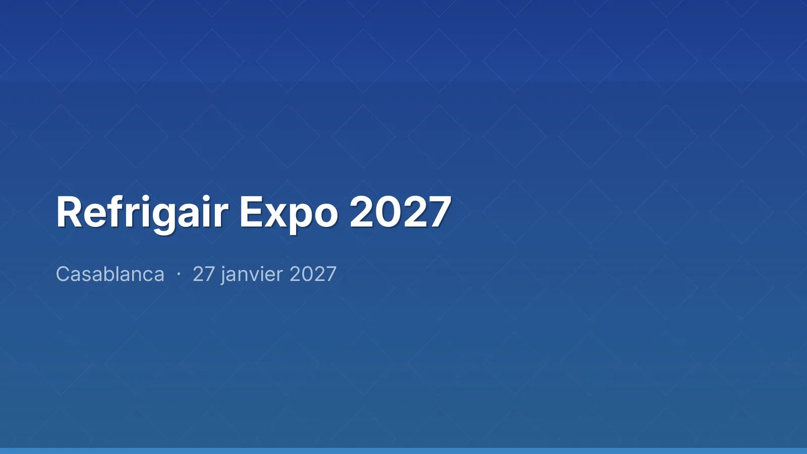 Refrigair Expo 2027