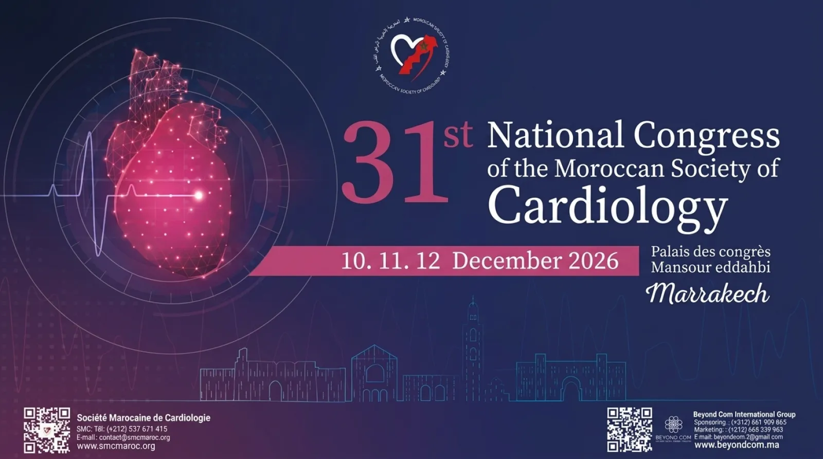 31e Congrès national de la Société Marocaine de Cardiologie