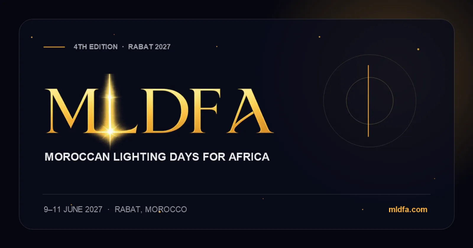Moroccan Lighting Days for Africa 2027 — 4e édition