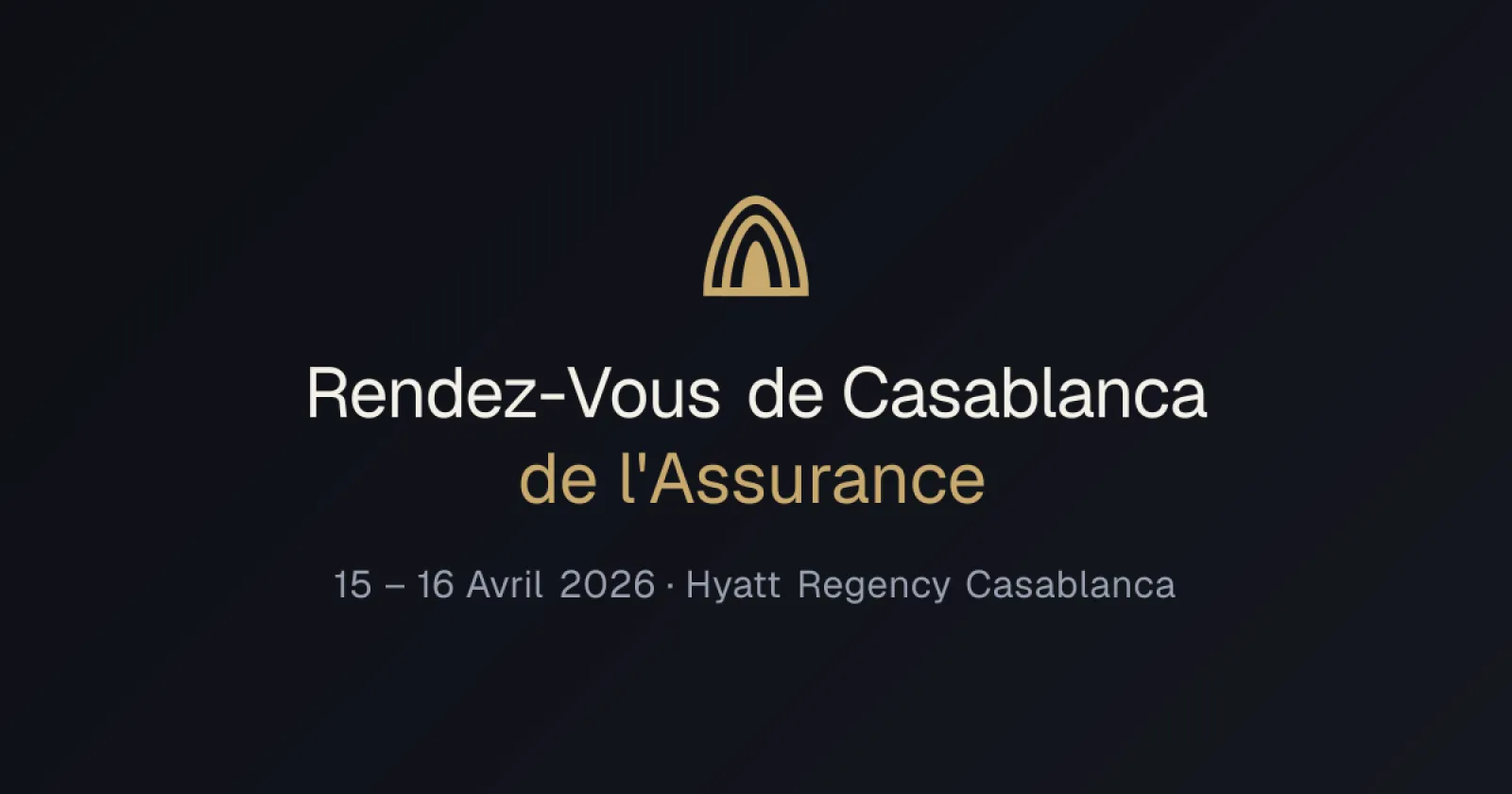 13e Rendez-vous de Casablanca de l'Assurance