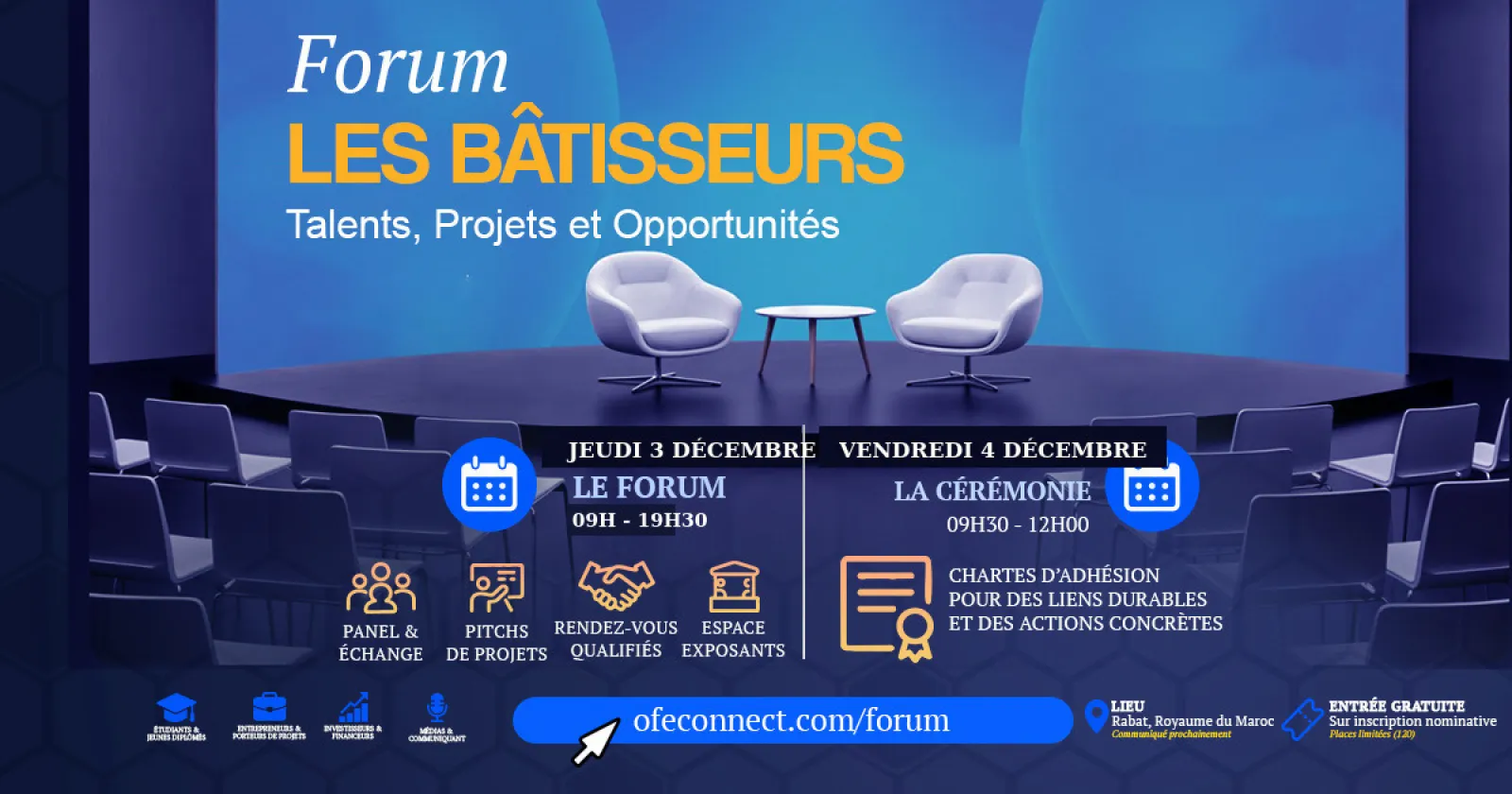 Forum Les Bâtisseurs 2026 — Talents, Projets et Opportunités