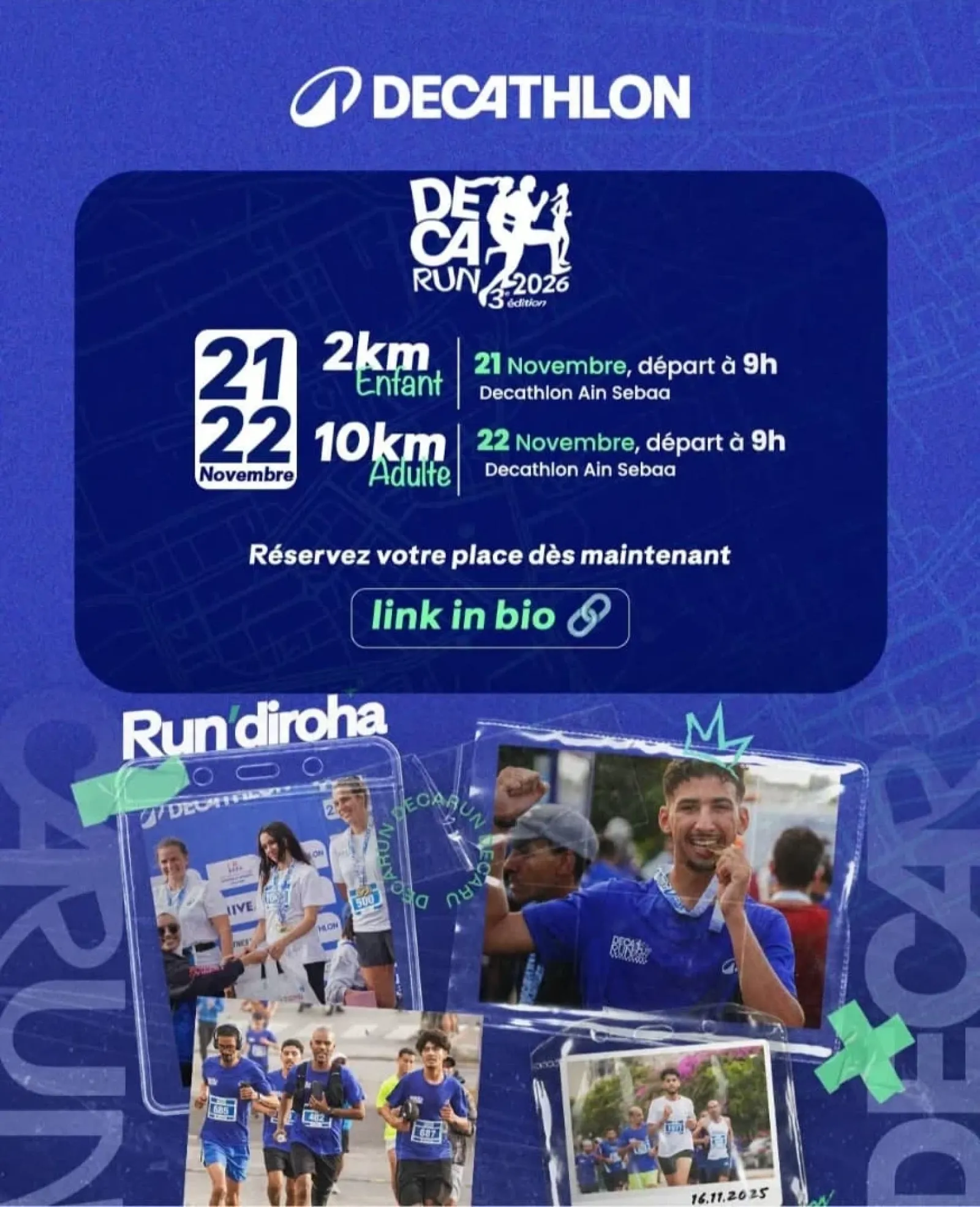 Deca Run 2026 — 10 km by Decathlon Maroc, 3e édition