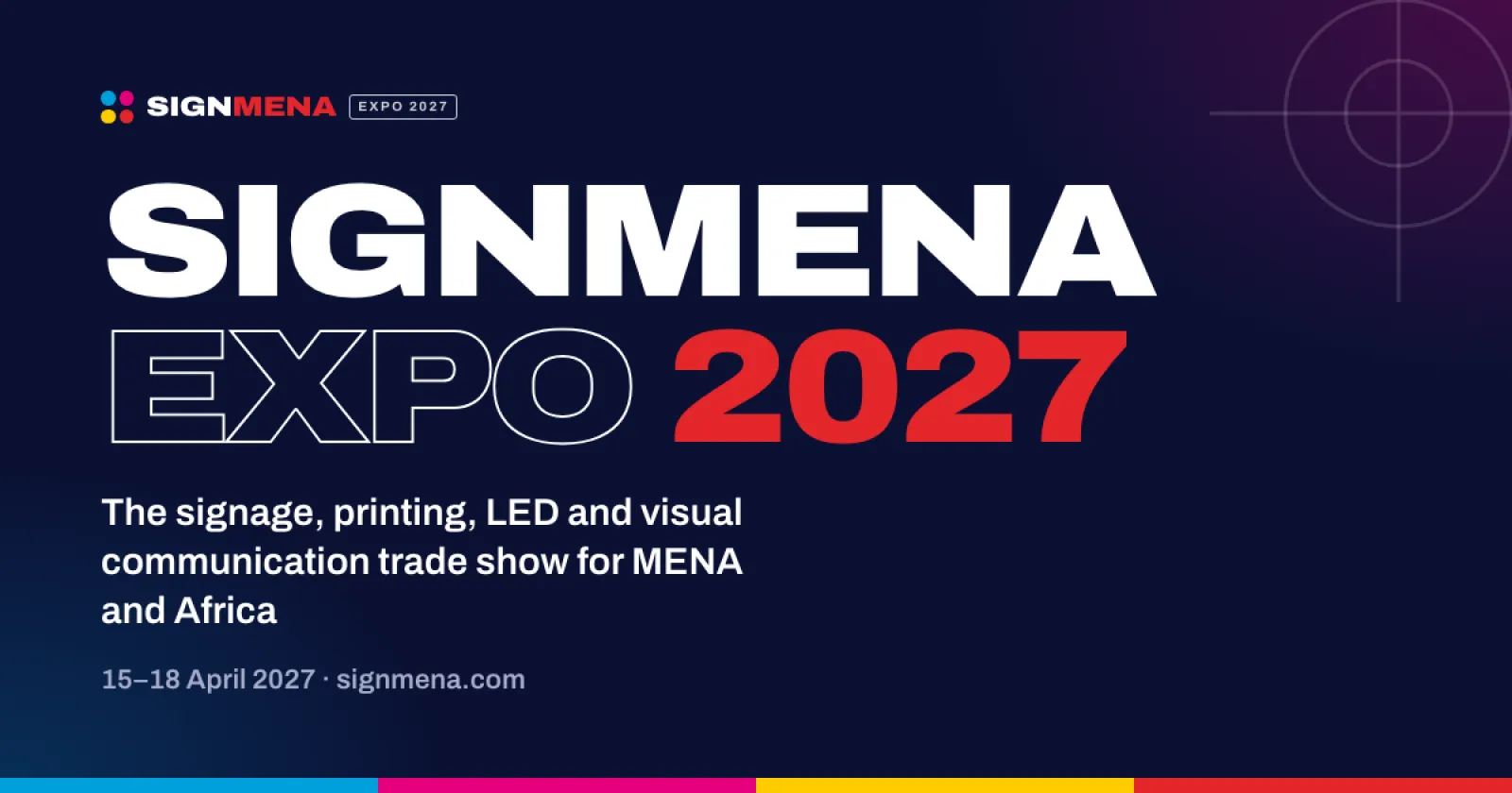 SIGNMENA Expo 2027 — salon de la signalétique, de l'impression numérique et de la communication visuelle