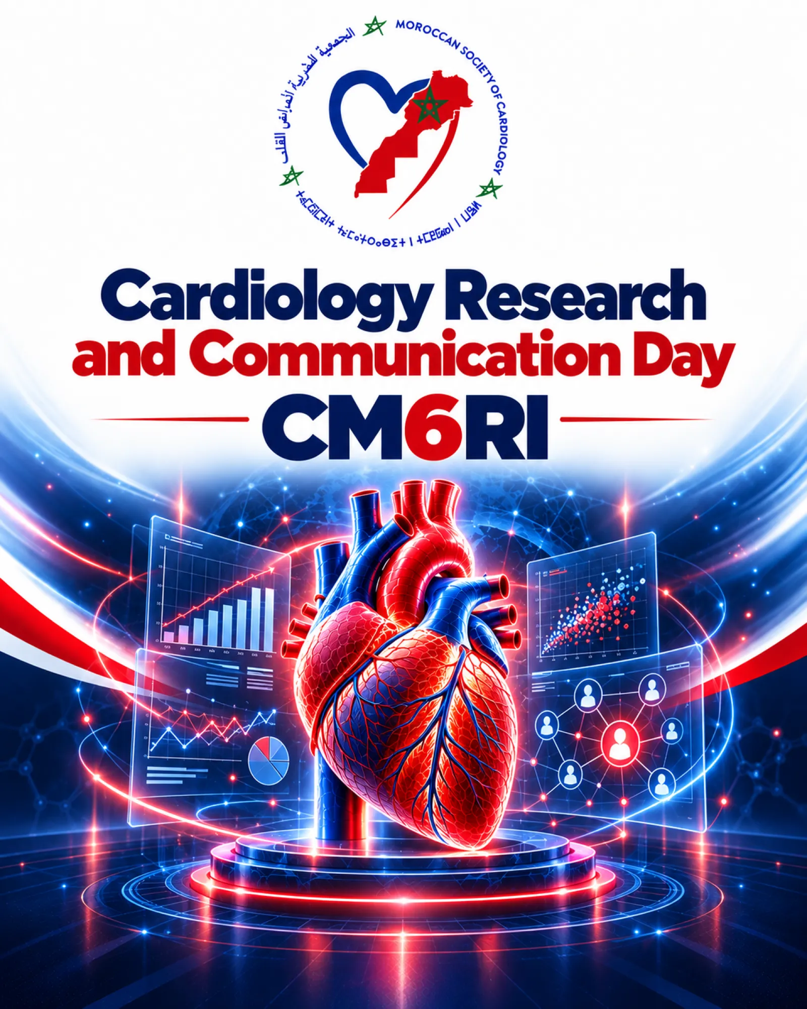 Journée de la Recherche et de la Communication en Cardiologie — CM6RI, Rabat 2027