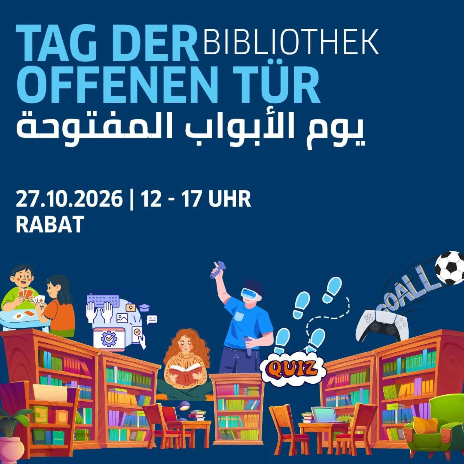 Journée portes ouvertes de la bibliothèque — Goethe-Institut Rabat