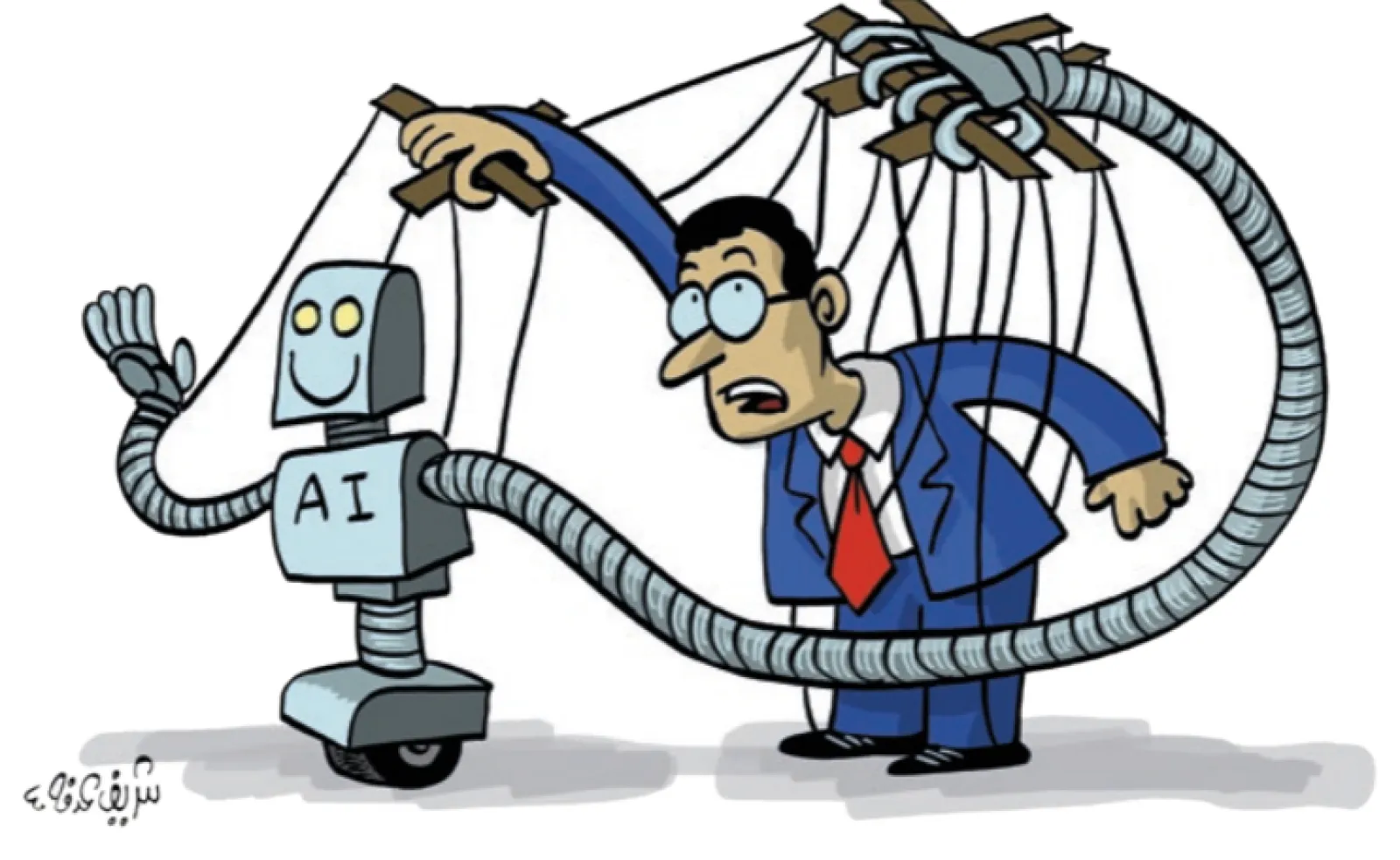 Exposition « Intelligence artificielle : droits devant ! » — Cartooning for Peace