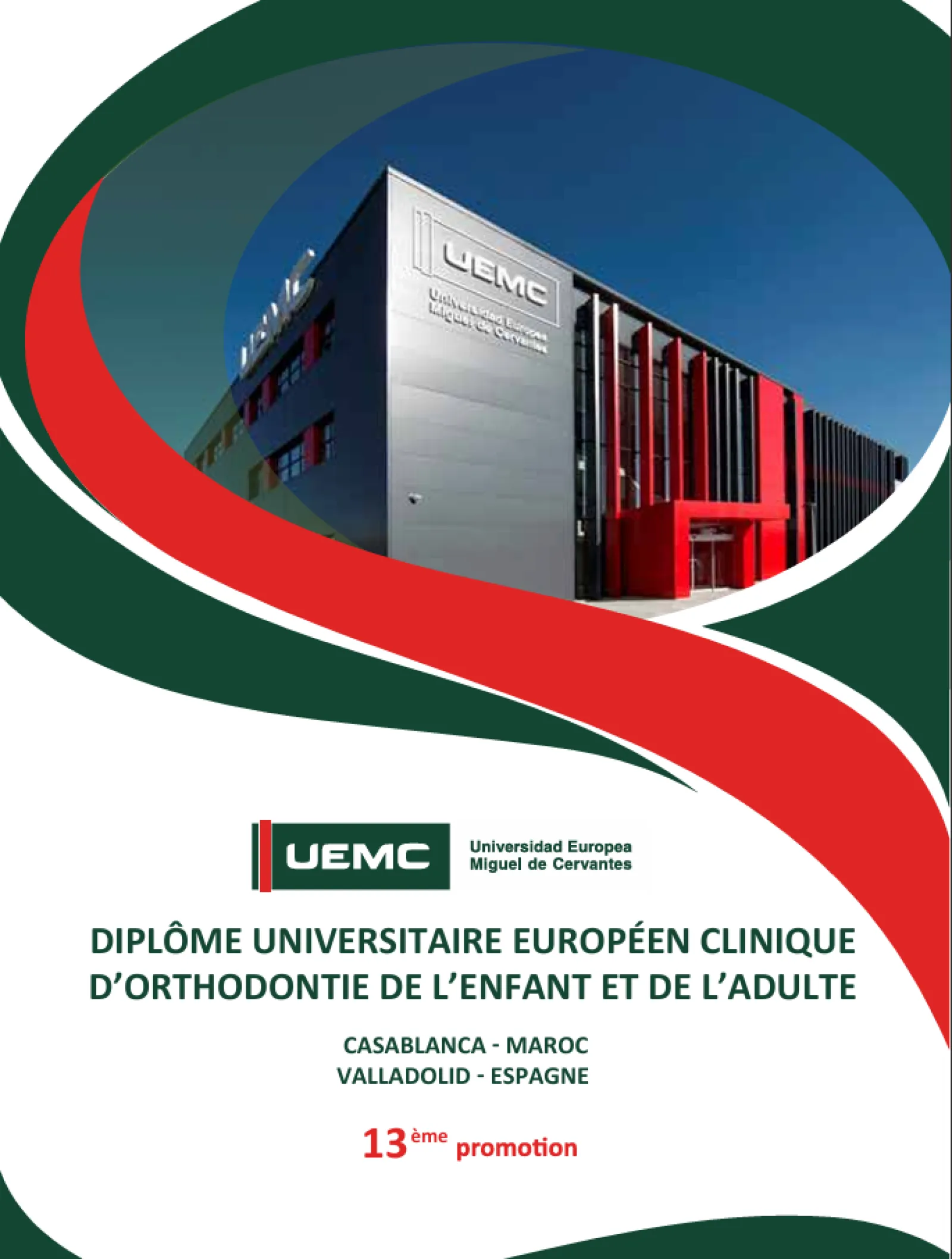 DU européen clinique d'orthodontie de l'enfant et de l'adulte — 13e promotion (UEMC)