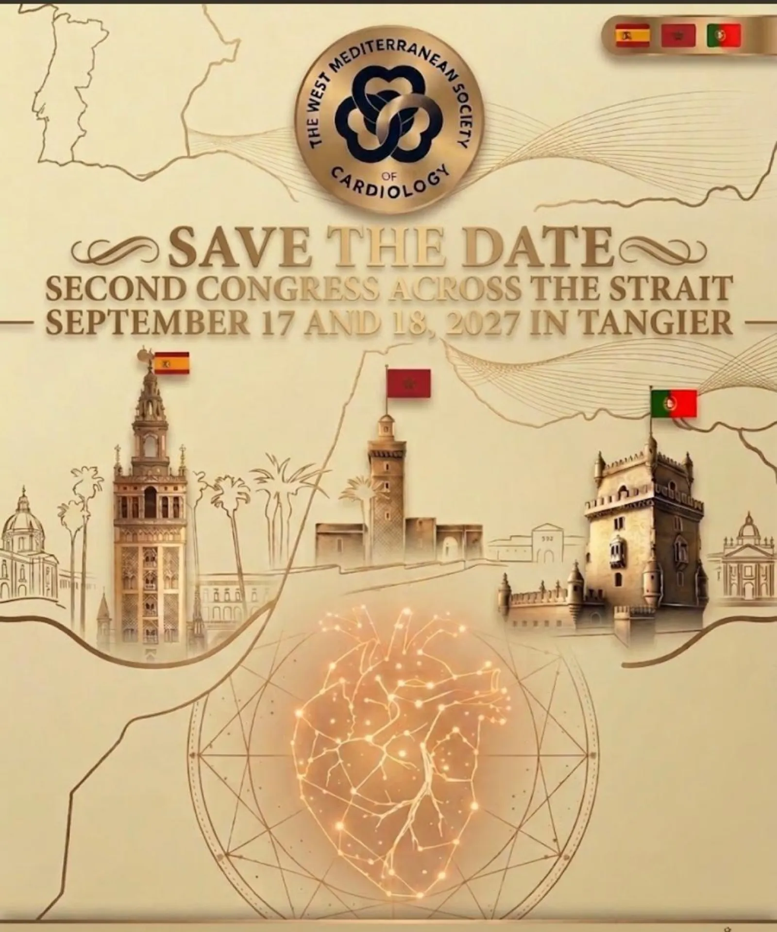 Second Congress Across the Strait — West Mediterranean Society of Cardiology (Tanger 2027)