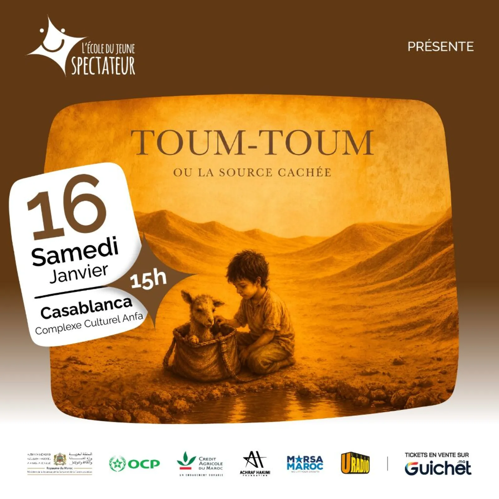 « Toum Toum » — spectacle jeune public à Casablanca