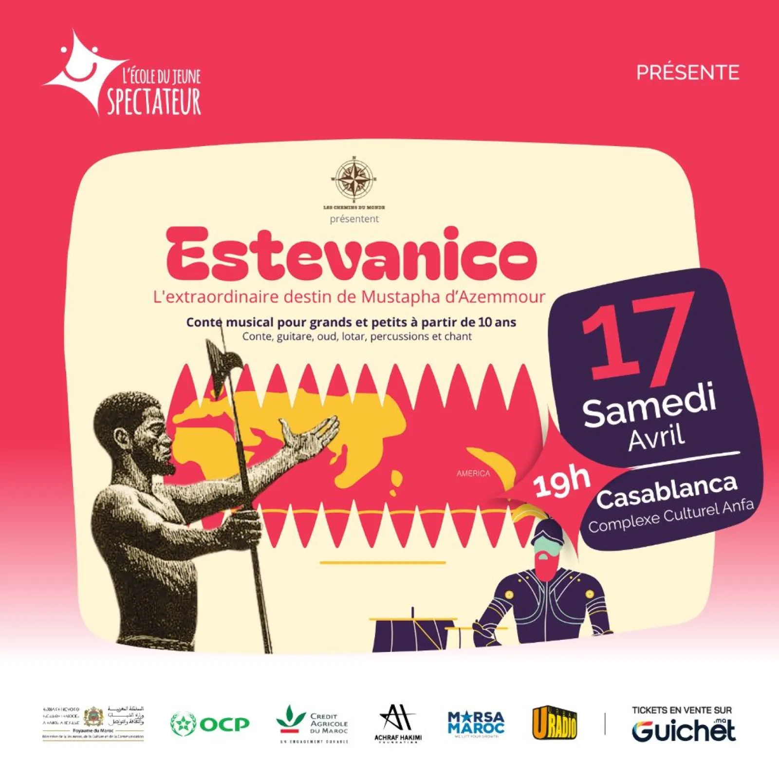 « Estevanico » — spectacle jeune public à Casablanca