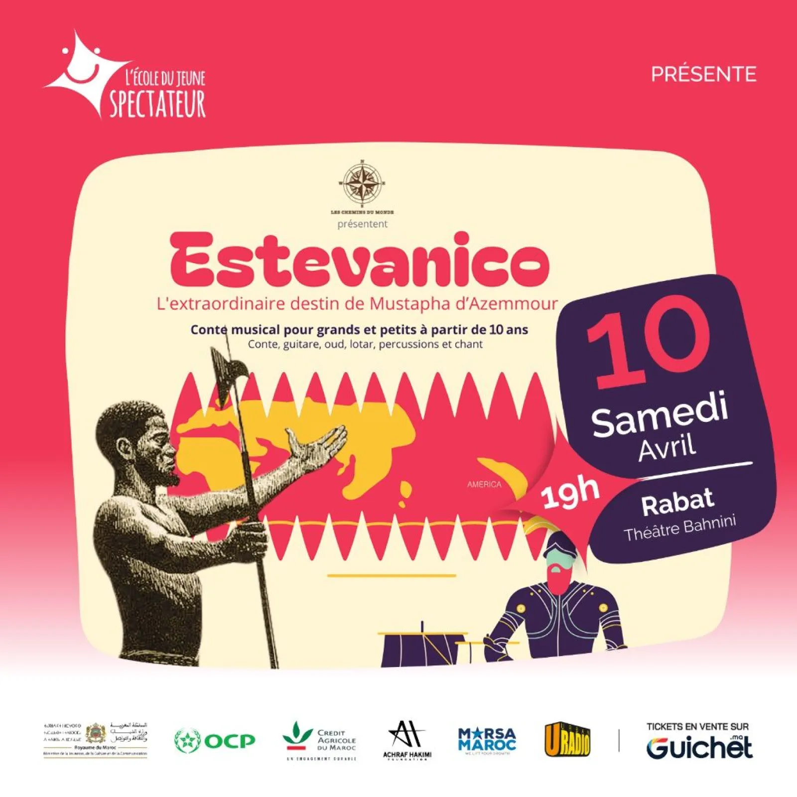 « Estevanico » — spectacle jeune public à Rabat
