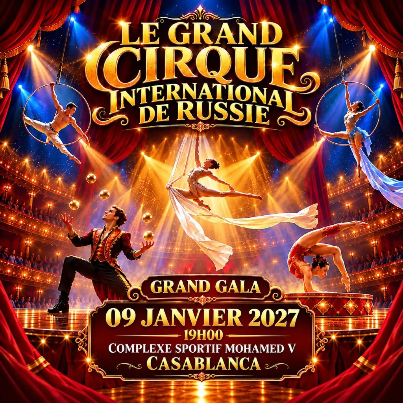 Le Grand Cirque International de Russie — Grand Gala à Casablanca