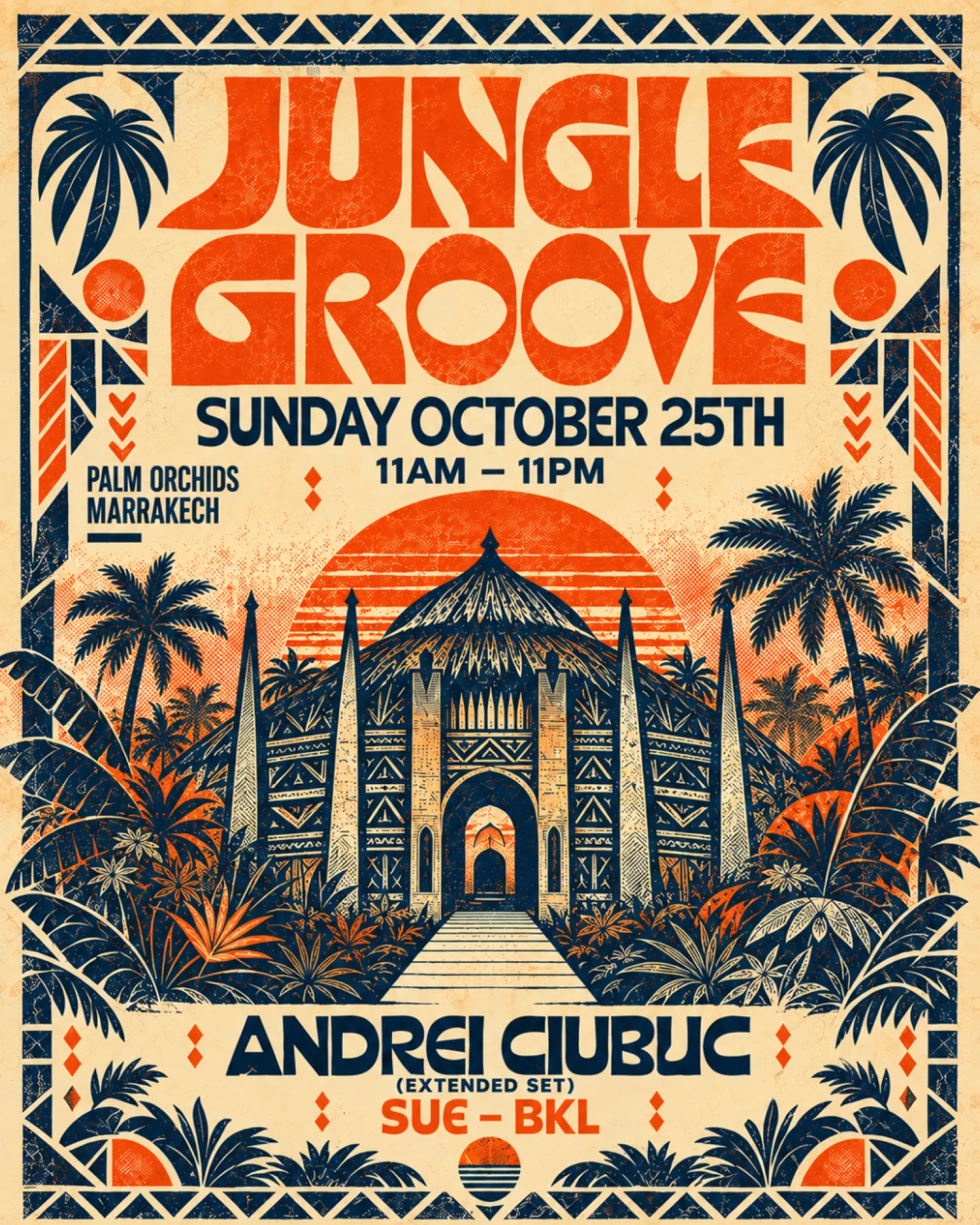 Jungle Groove by Groover Club — retour à Palm Orchids
