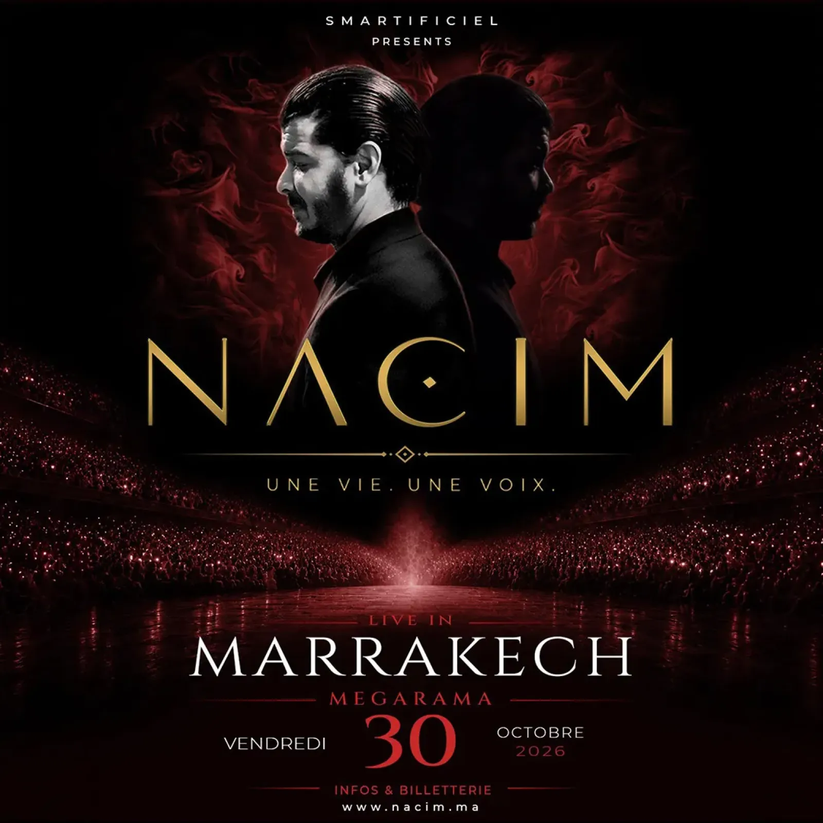 Nacim Haddad — « N A C I M », album live à Marrakech