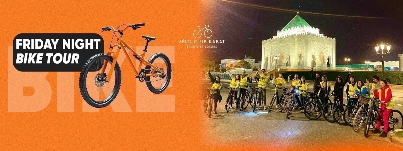 Balade à vélo du vendredi soir — Rabat, série d'octobre