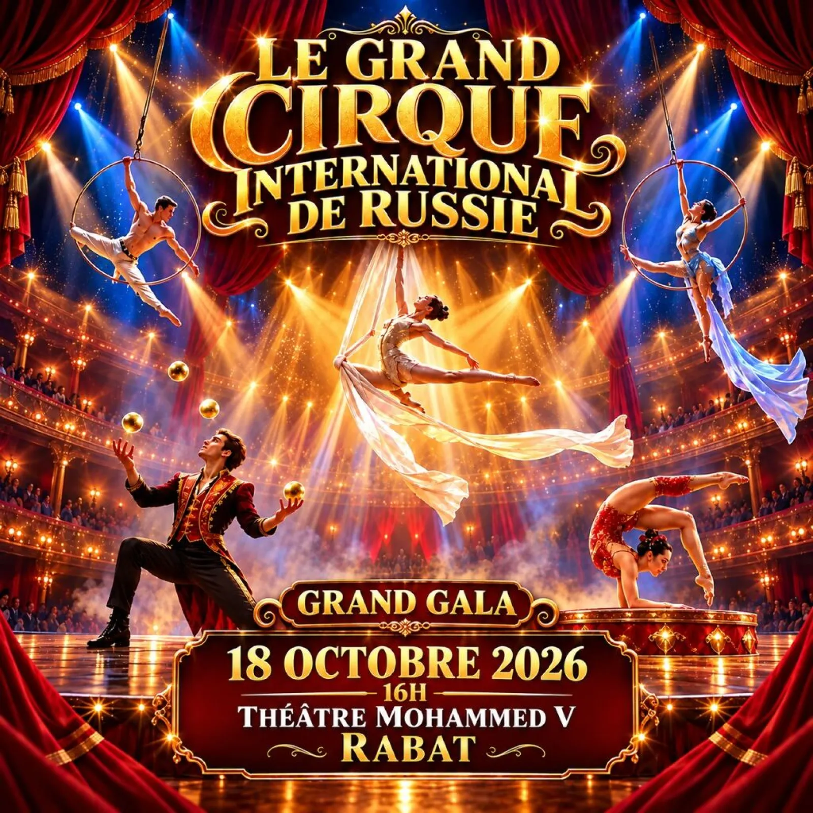 Le Grand Cirque International de Russie — Grand Gala à Rabat