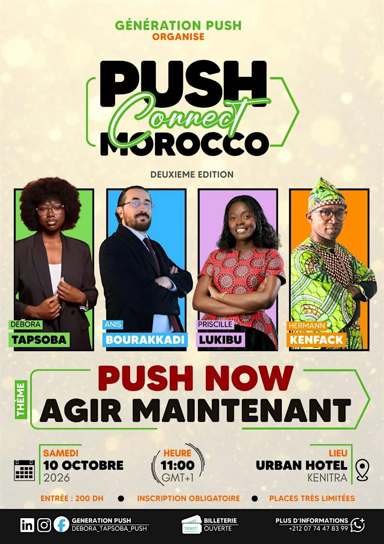 PushConnect Kénitra — Édition #2 « PUSH NOW »