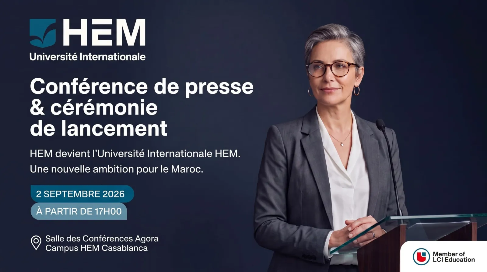 Lancement de l'Université Internationale HEM