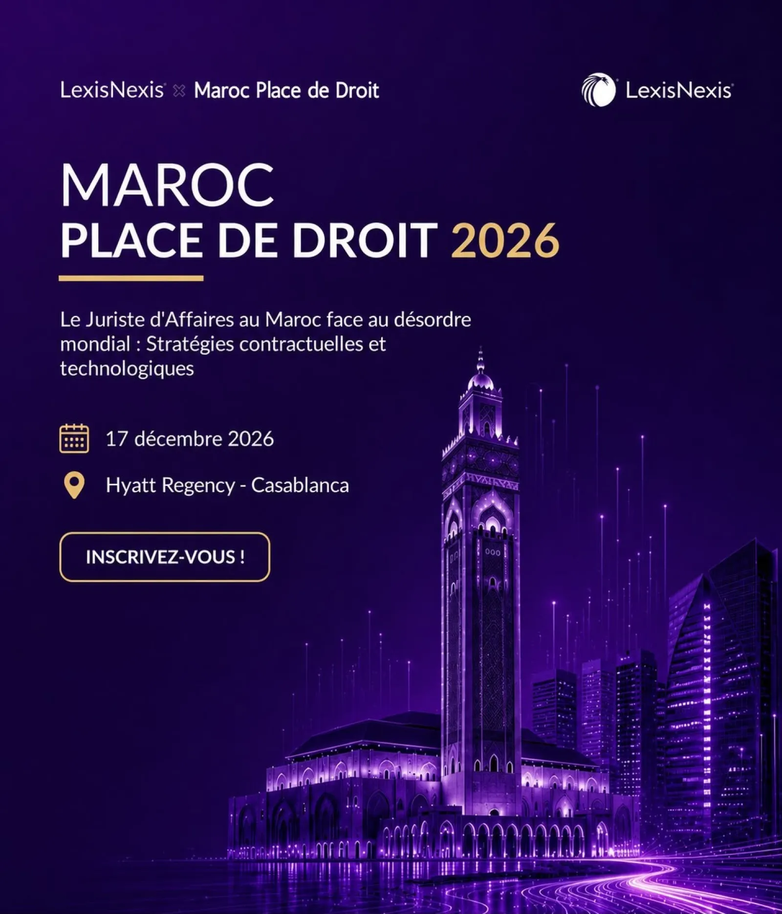 Maroc Place de Droit 2026 — 3e édition