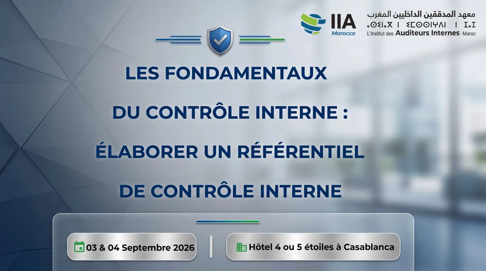 Les fondamentaux du contrôle interne — IIA Maroc
