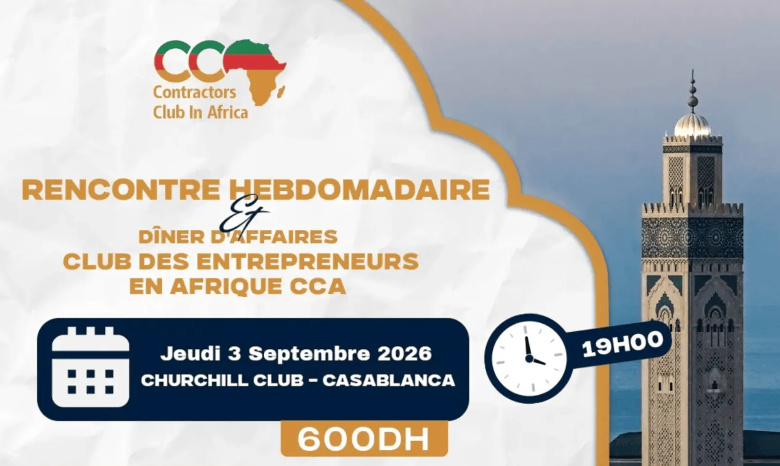 Rencontre du Club des Entrepreneurs en Afrique (CCA)