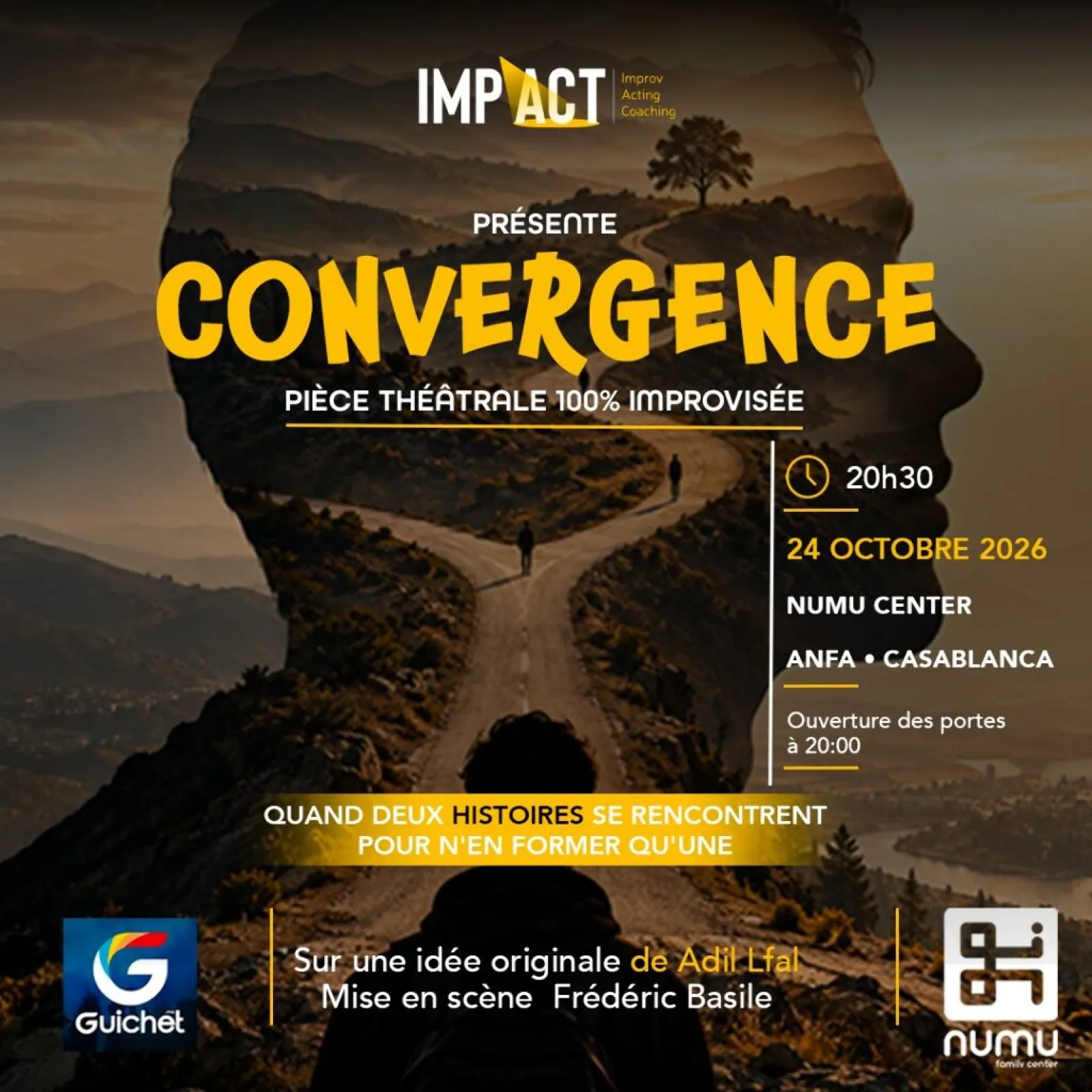 CONVERGENCE — spectacle d’improvisation au Centre NUMU