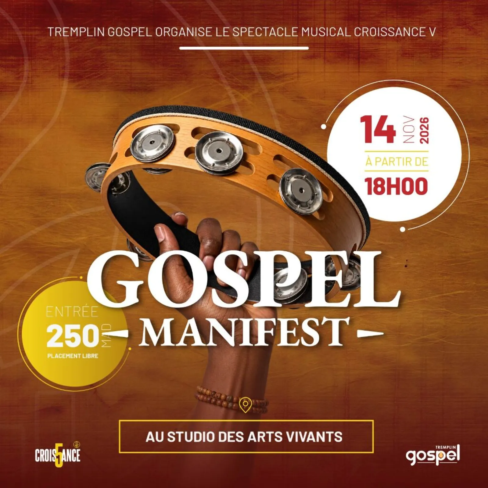 GOSPEL MANIFEST — Tremplin Gospel, 5e édition (Croissance V)