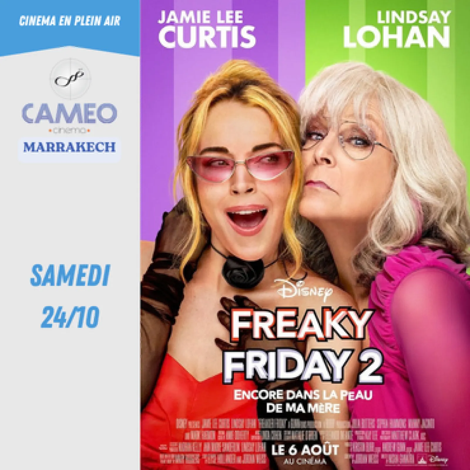 Freaky Friday 2: encore dans la peau de ma mère (VOSTFR) - 24 Octobre 2026 — Cameo Cinema Marrakech