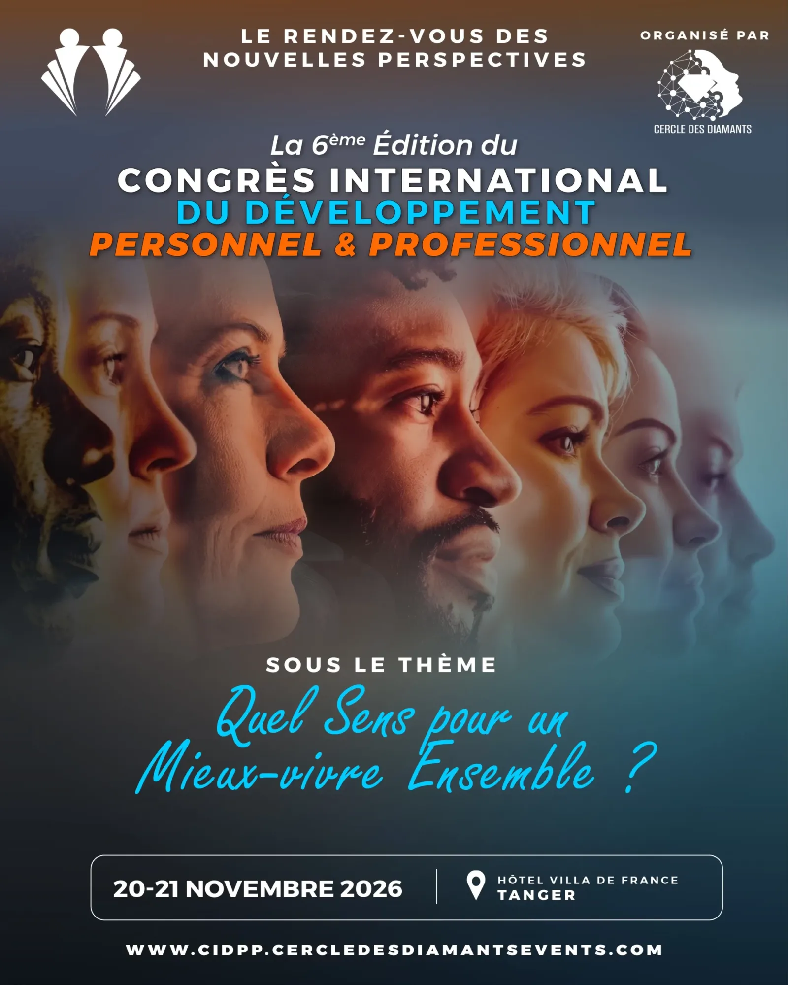 6e Congrès International du Développement Personnel & Professionnel (CIDPP 2026) — « Quel Sens pour un Mieux-vivre Ensemble ? »
