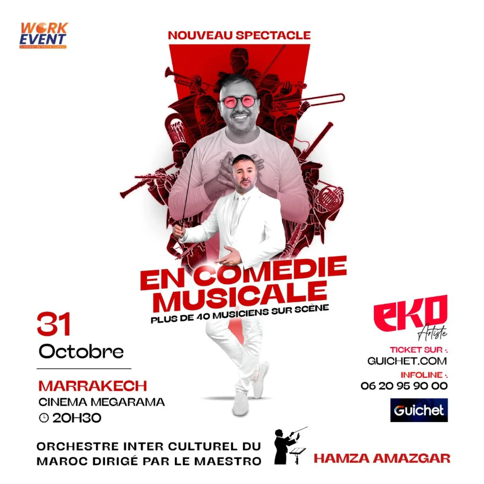 EKO — Nouveau spectacle en comédie musicale à Marrakech