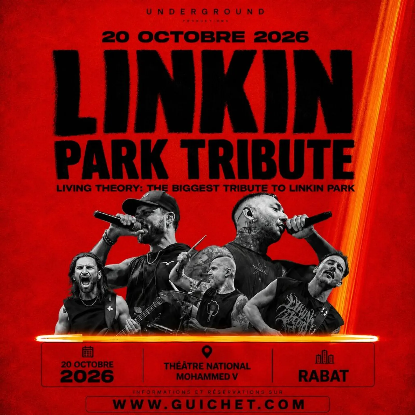 Linkin Park Tribute — Living Theory à Rabat
