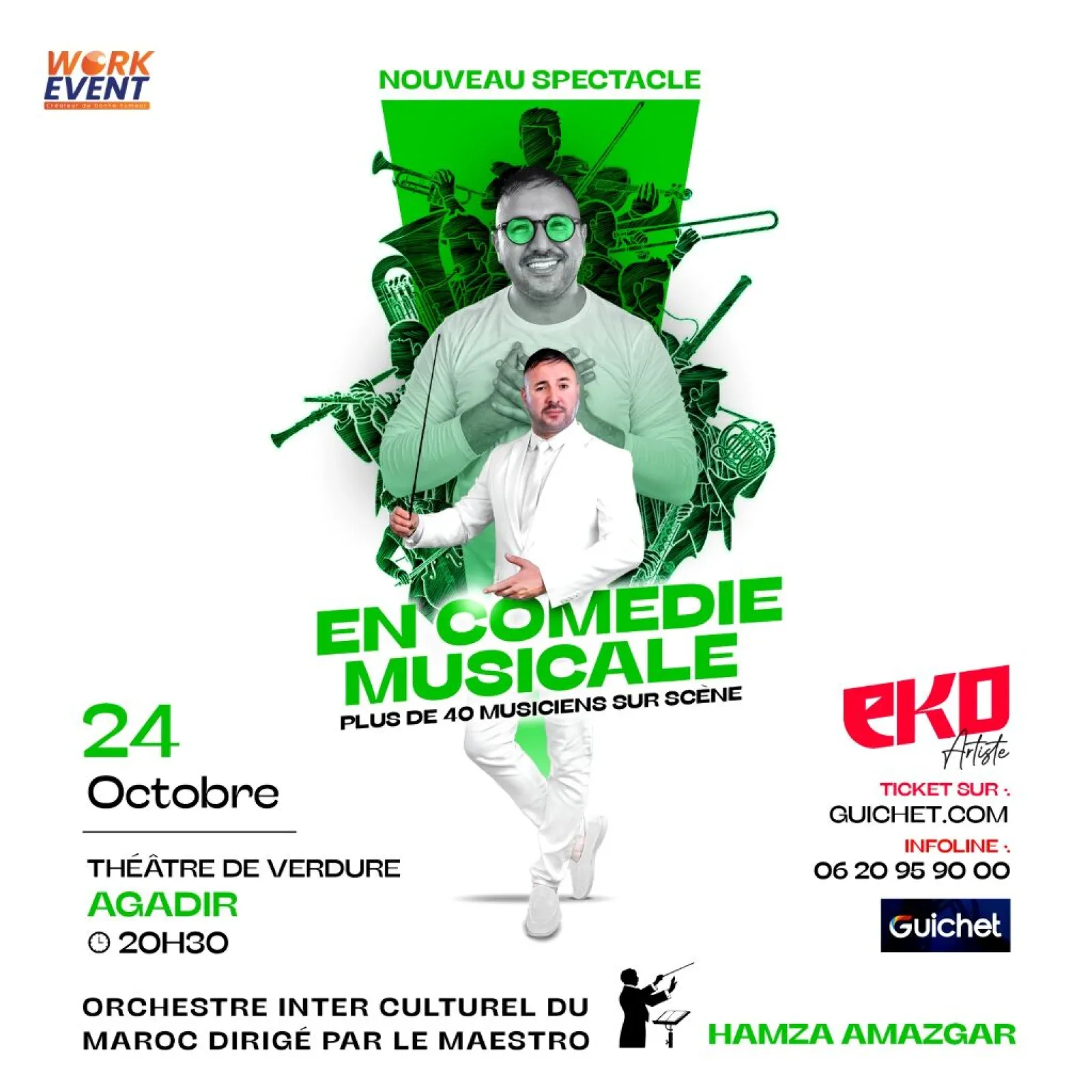 EKO — Nouveau spectacle en comédie musicale à Agadir