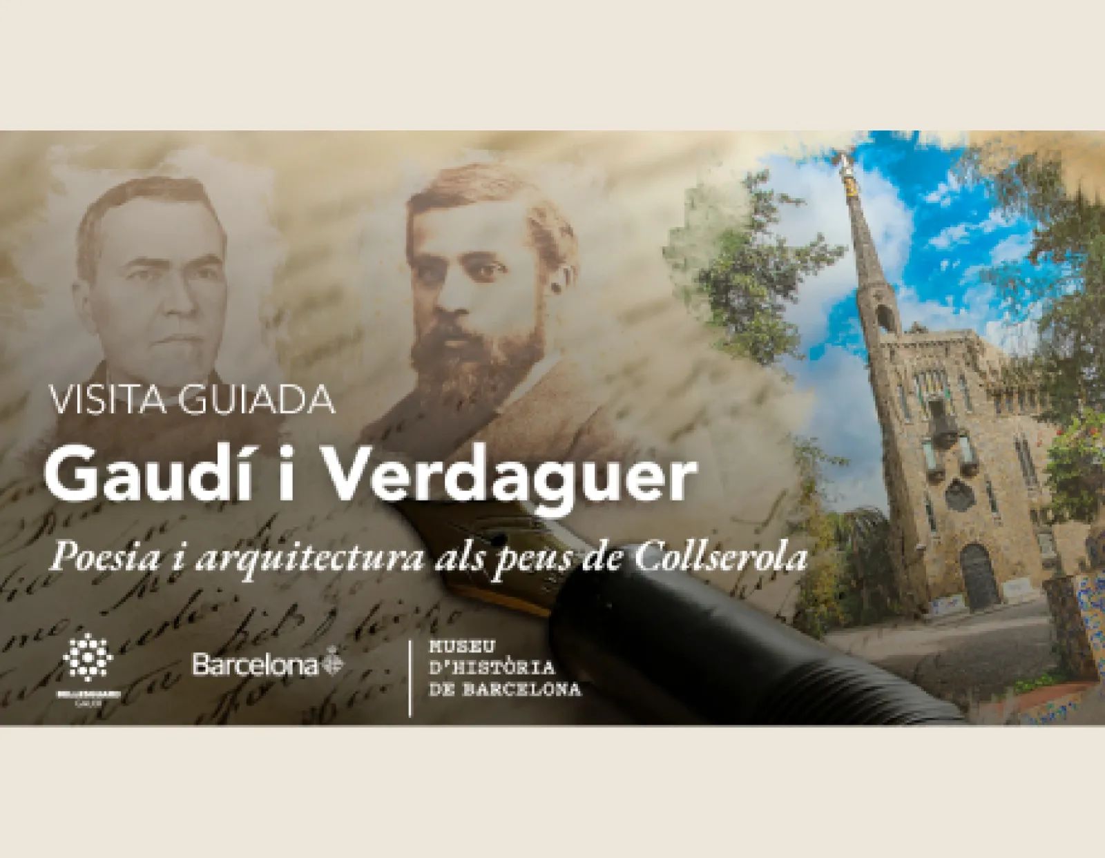 Verdaguer y Gaudí. Visita guiada a la Torre Bellesguard y Vil·la Joana — Poesía y arquitectura a los pies de Collserola