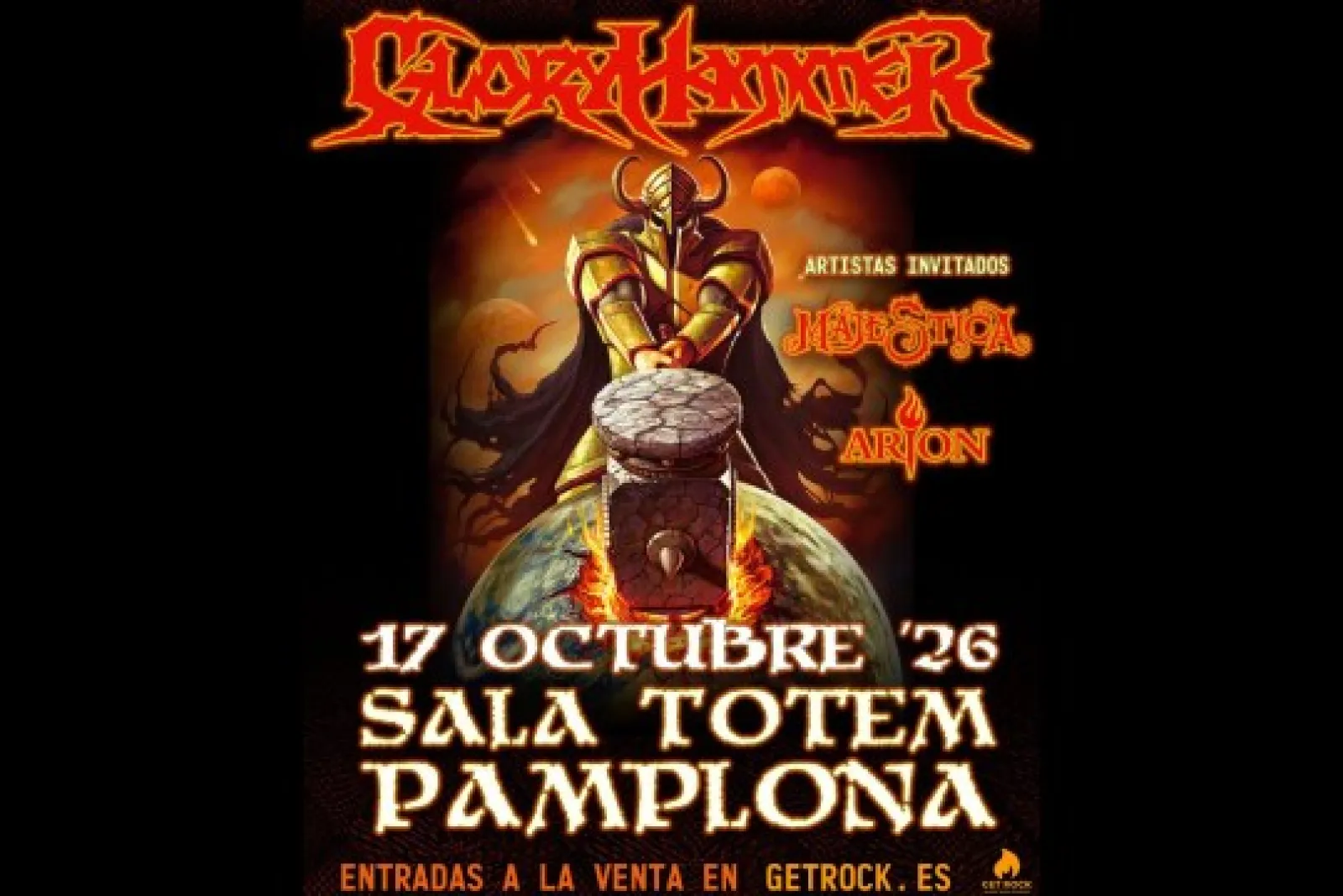 Gloryhammer + Majestica + Arion