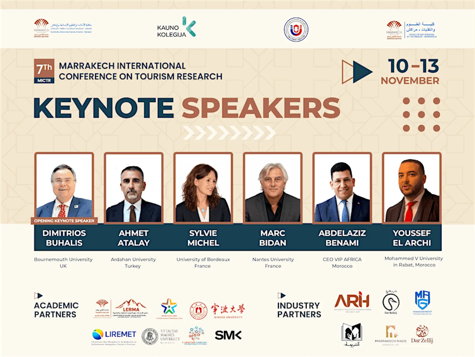 7e Marrakech International Conference on Tourism Research (MICTR) — l'IA et le tourisme