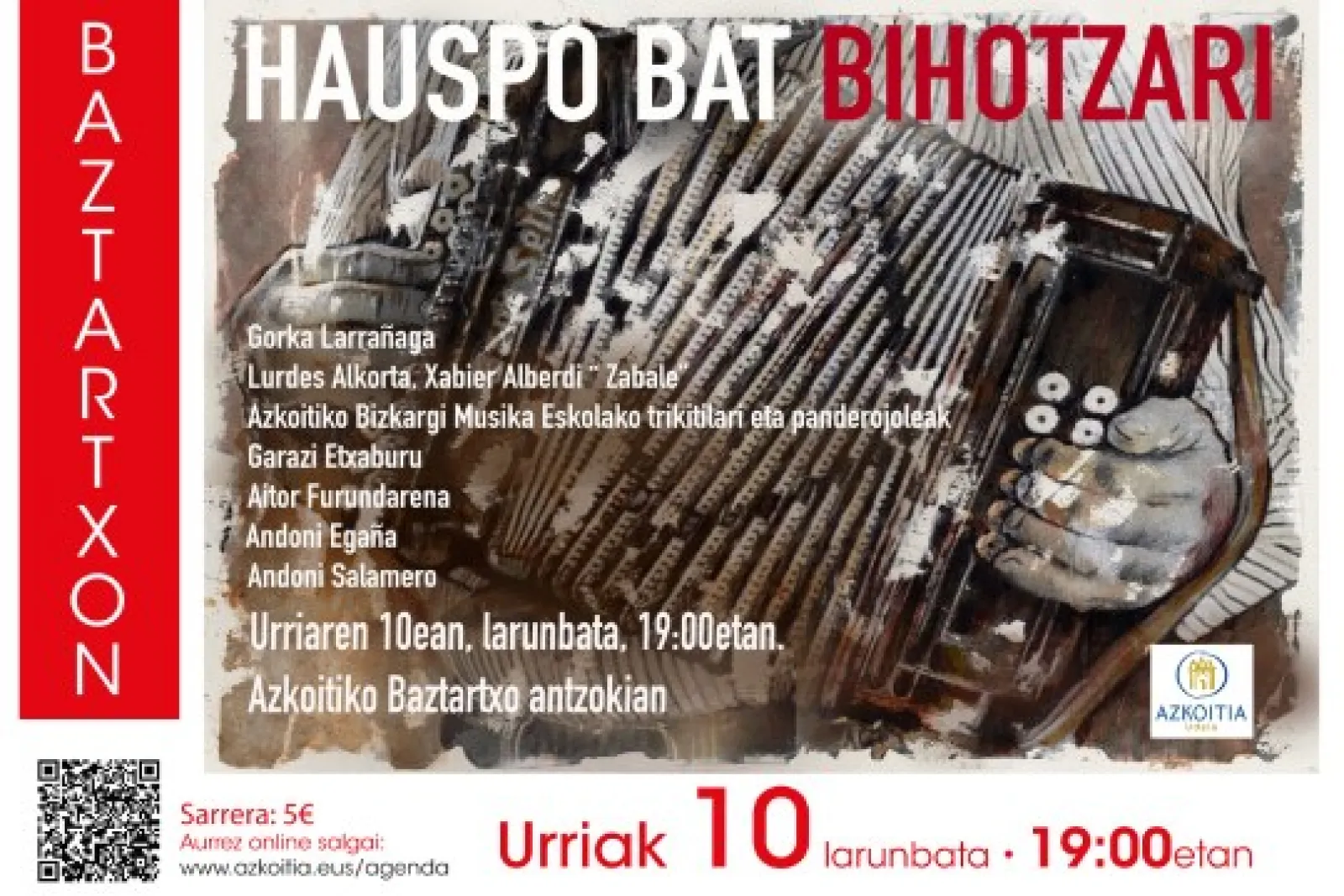 "Hauspo bat bihotzari"