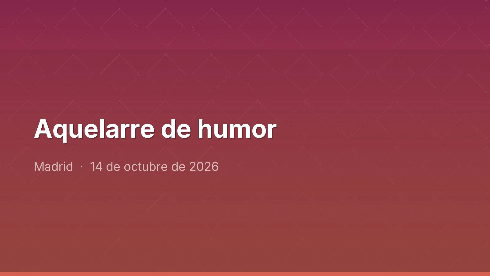 Aquelarre de humor