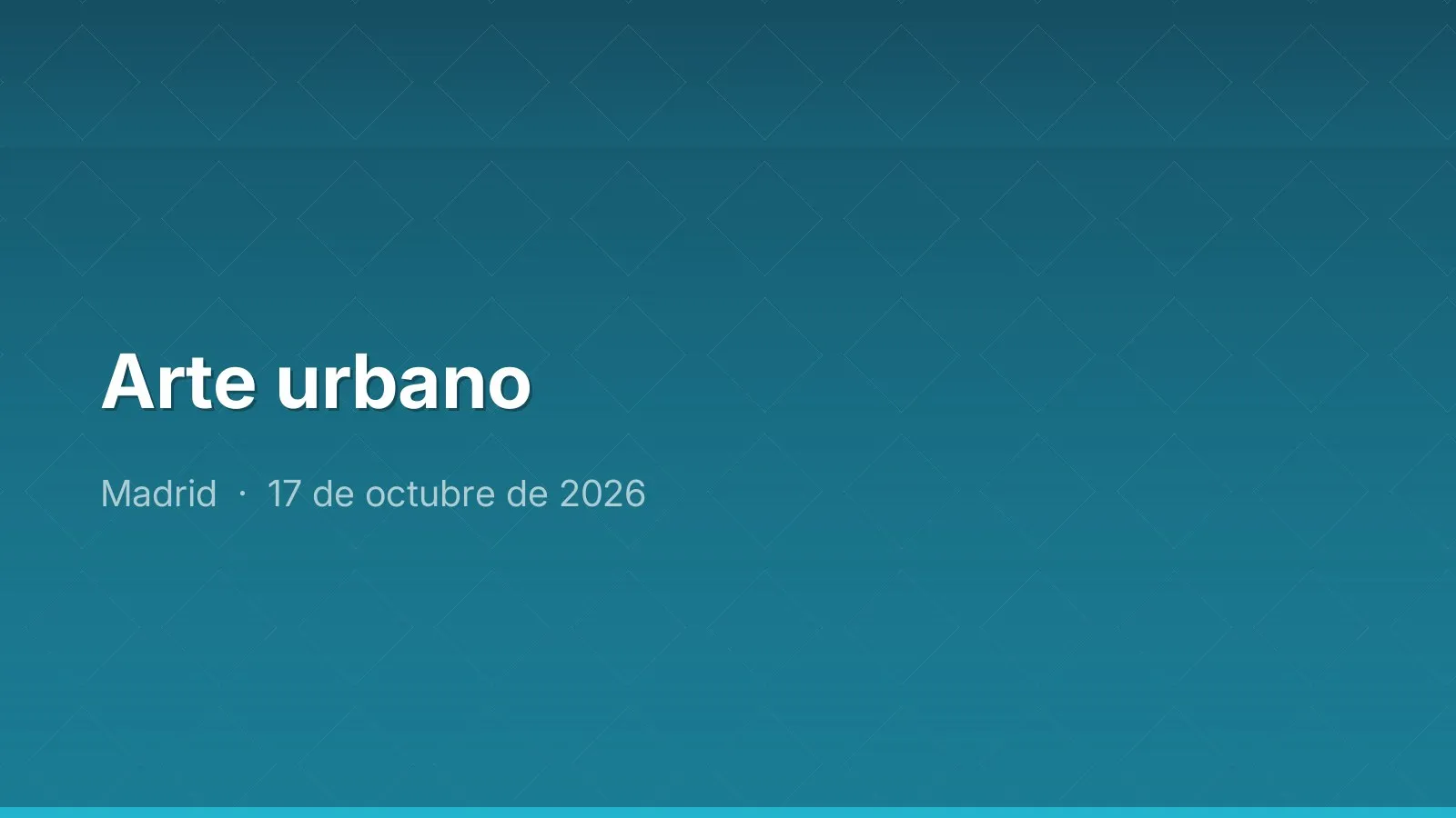 Arte urbano