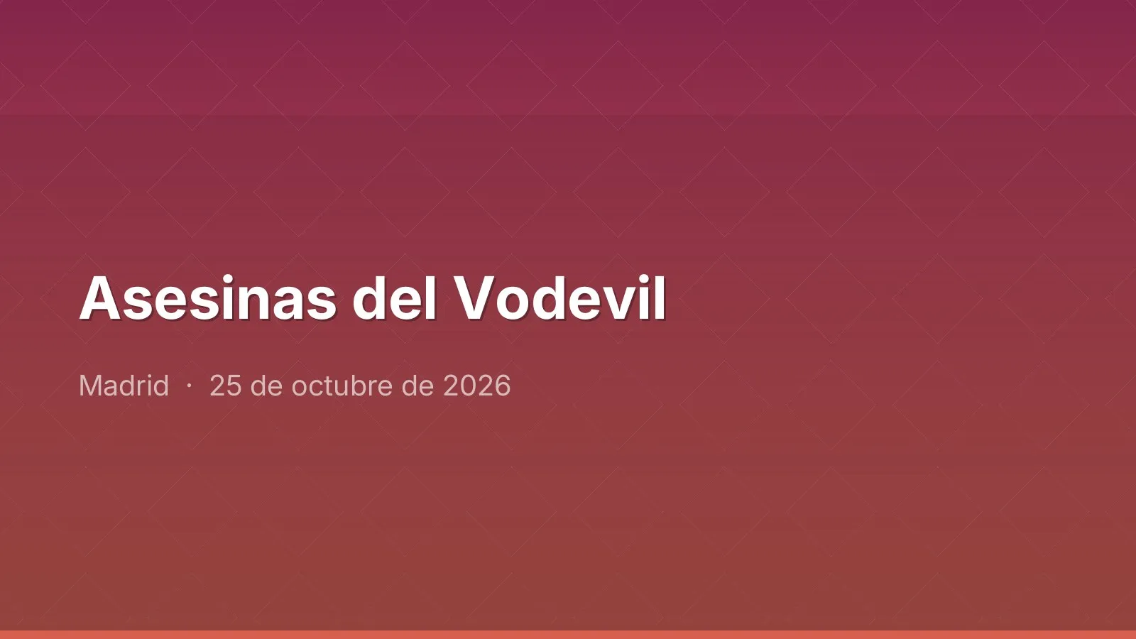 Asesinas del Vodevil